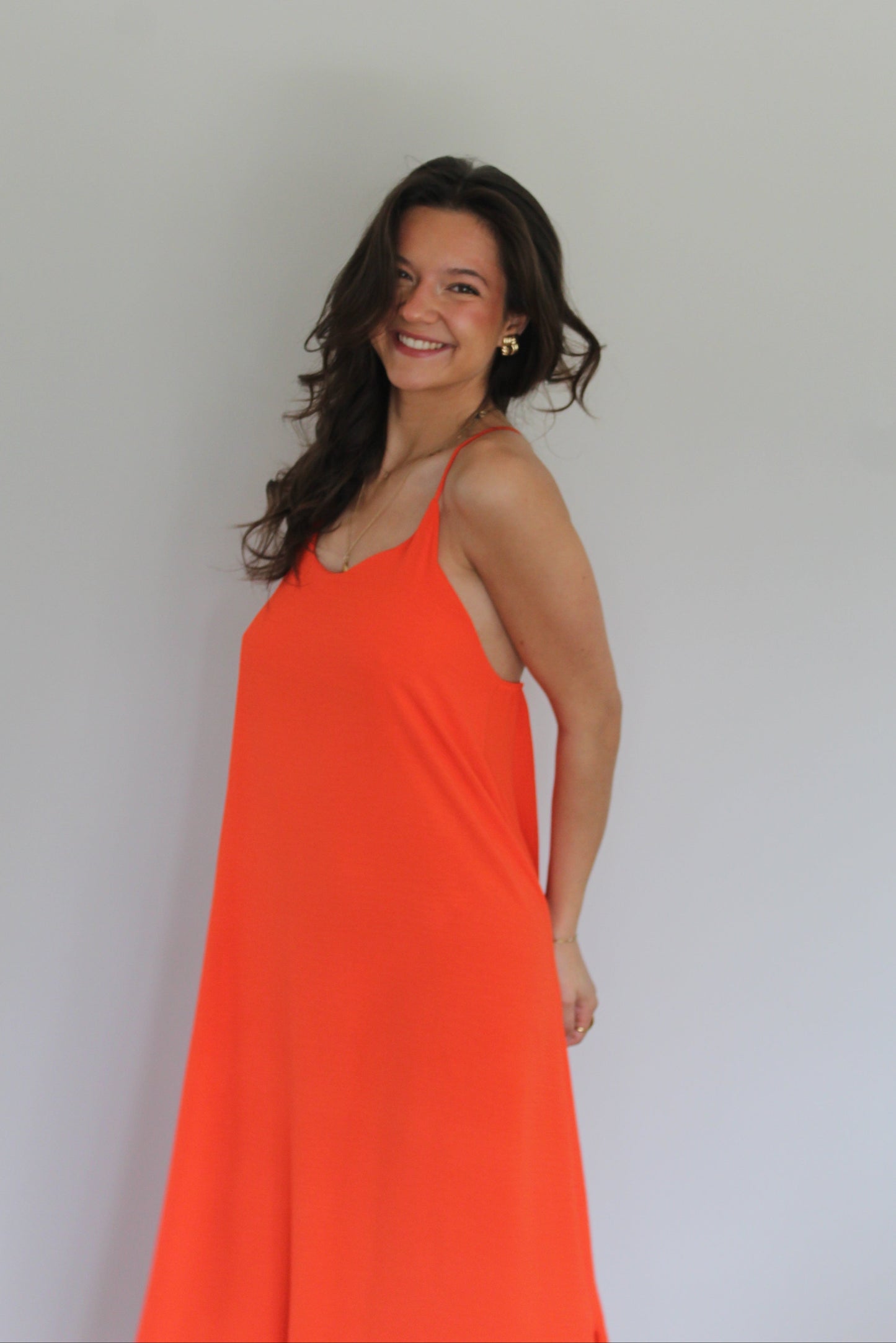 Robe orange Tessa