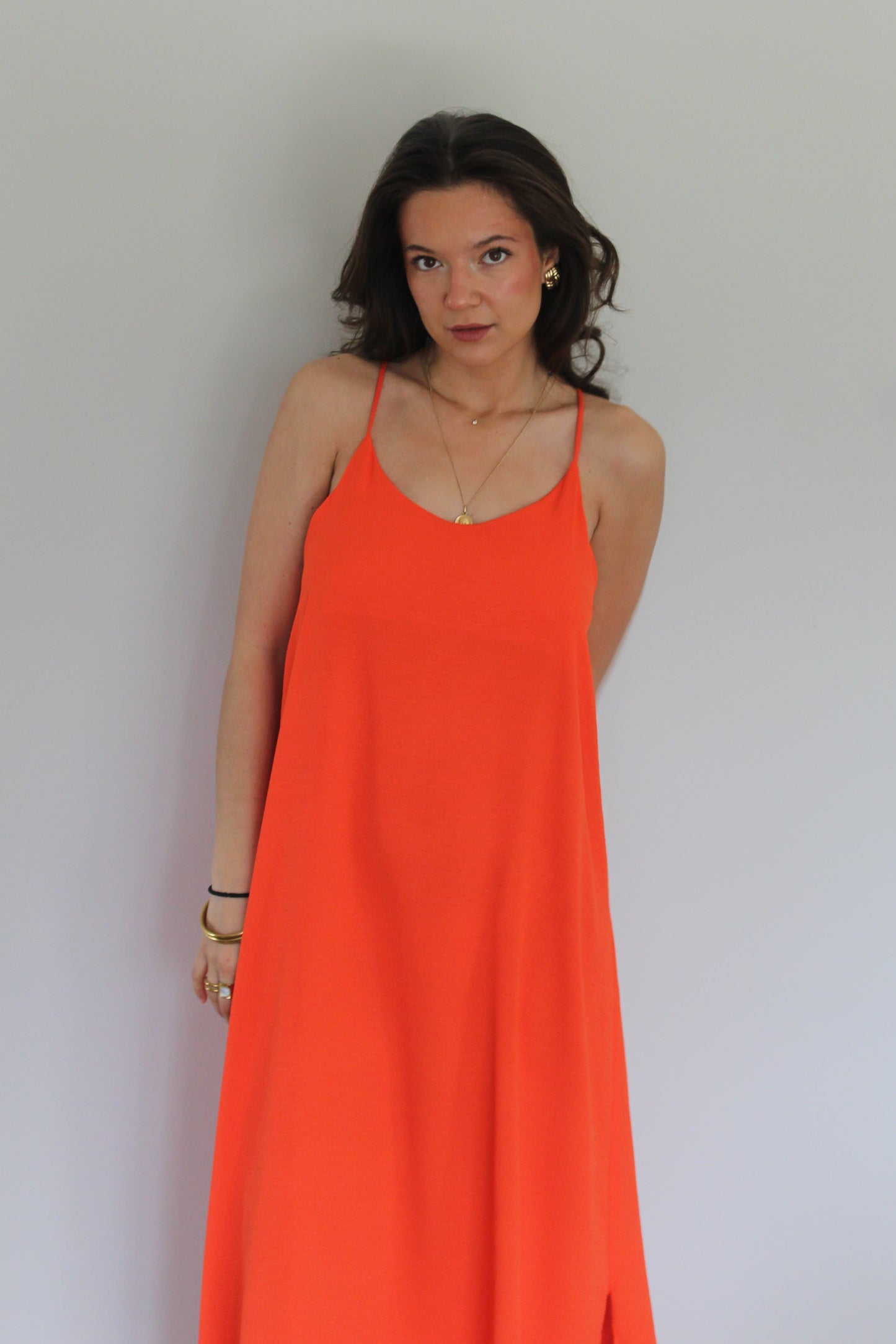 Robe orange Tessa