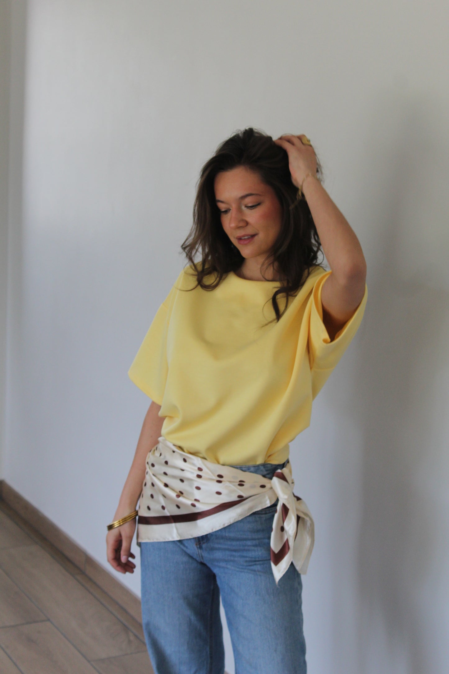 T-shirt Jaune Marguerite