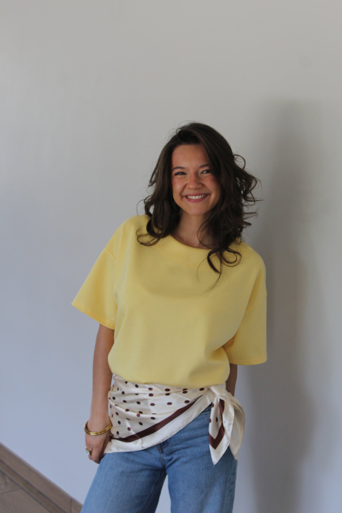 T-shirt Jaune Marguerite