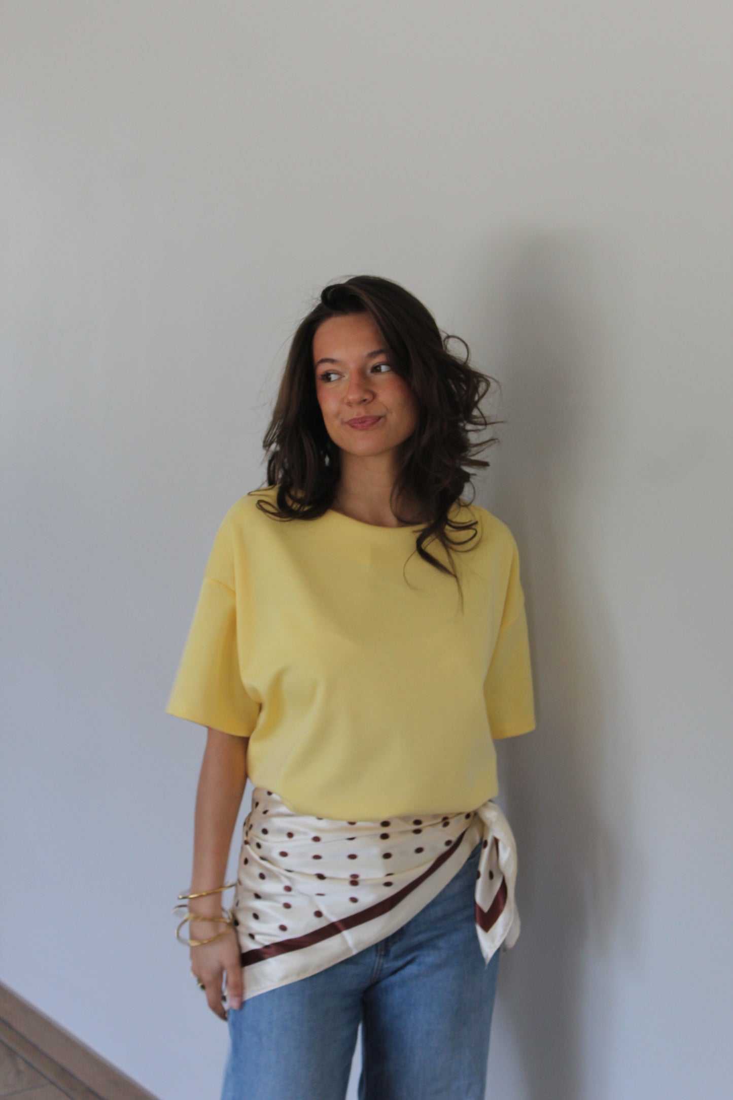 T-shirt Jaune Marguerite