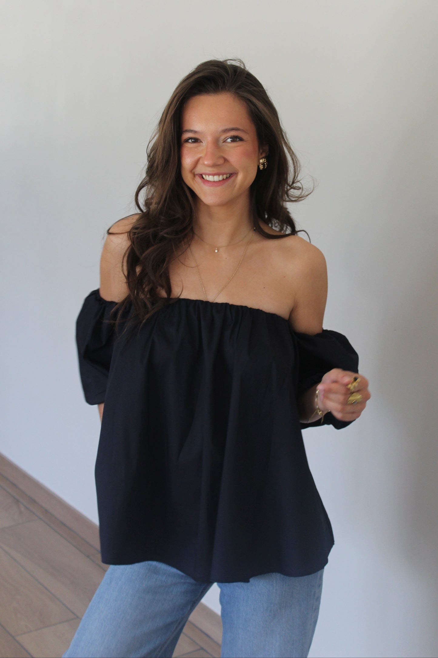 Blouse bleue marine Lili