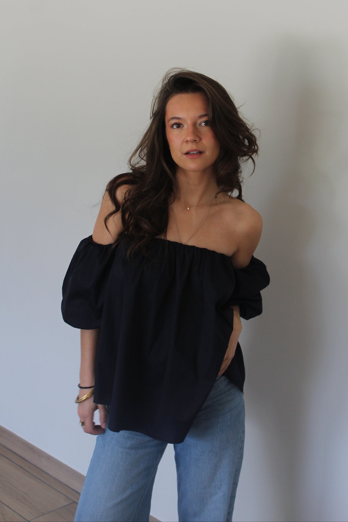 Blouse bleue marine Lili