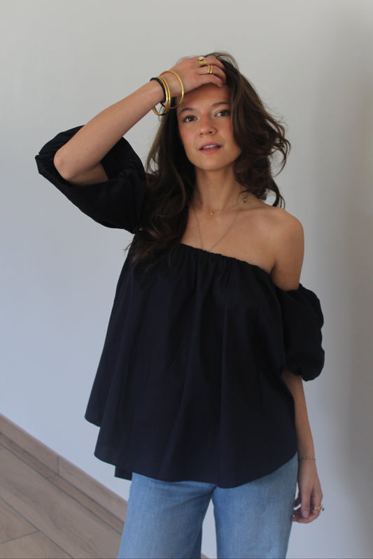 Blouse bleue marine Lili