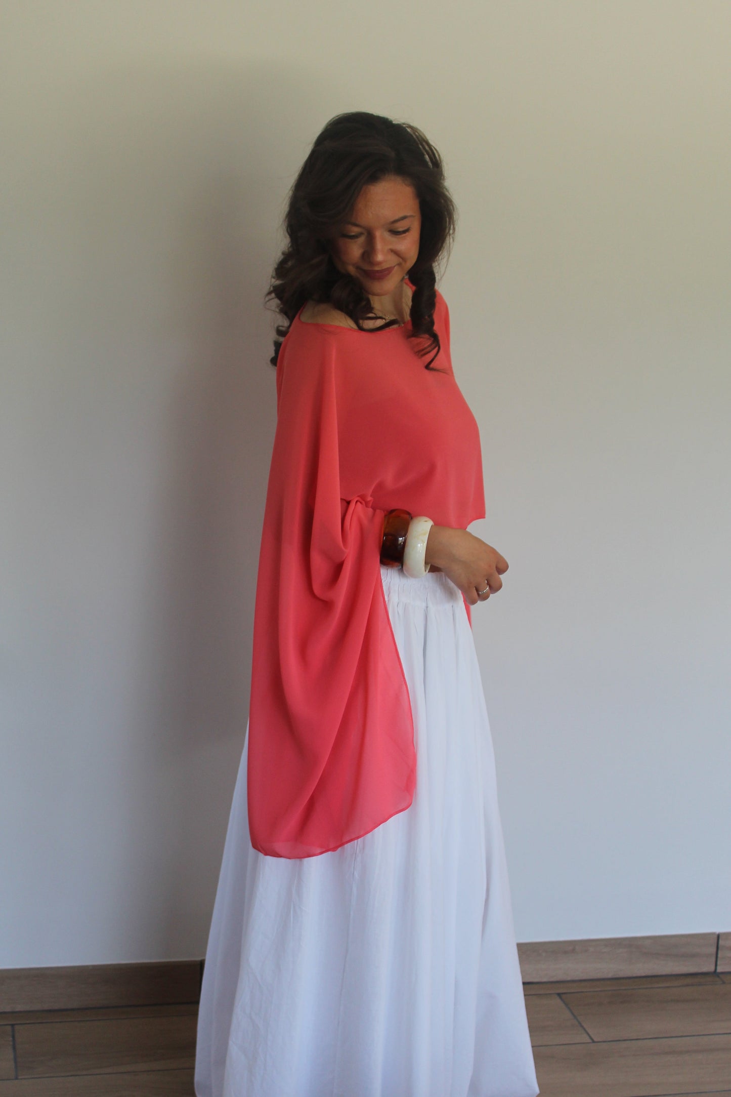 Blouse corail Elena
