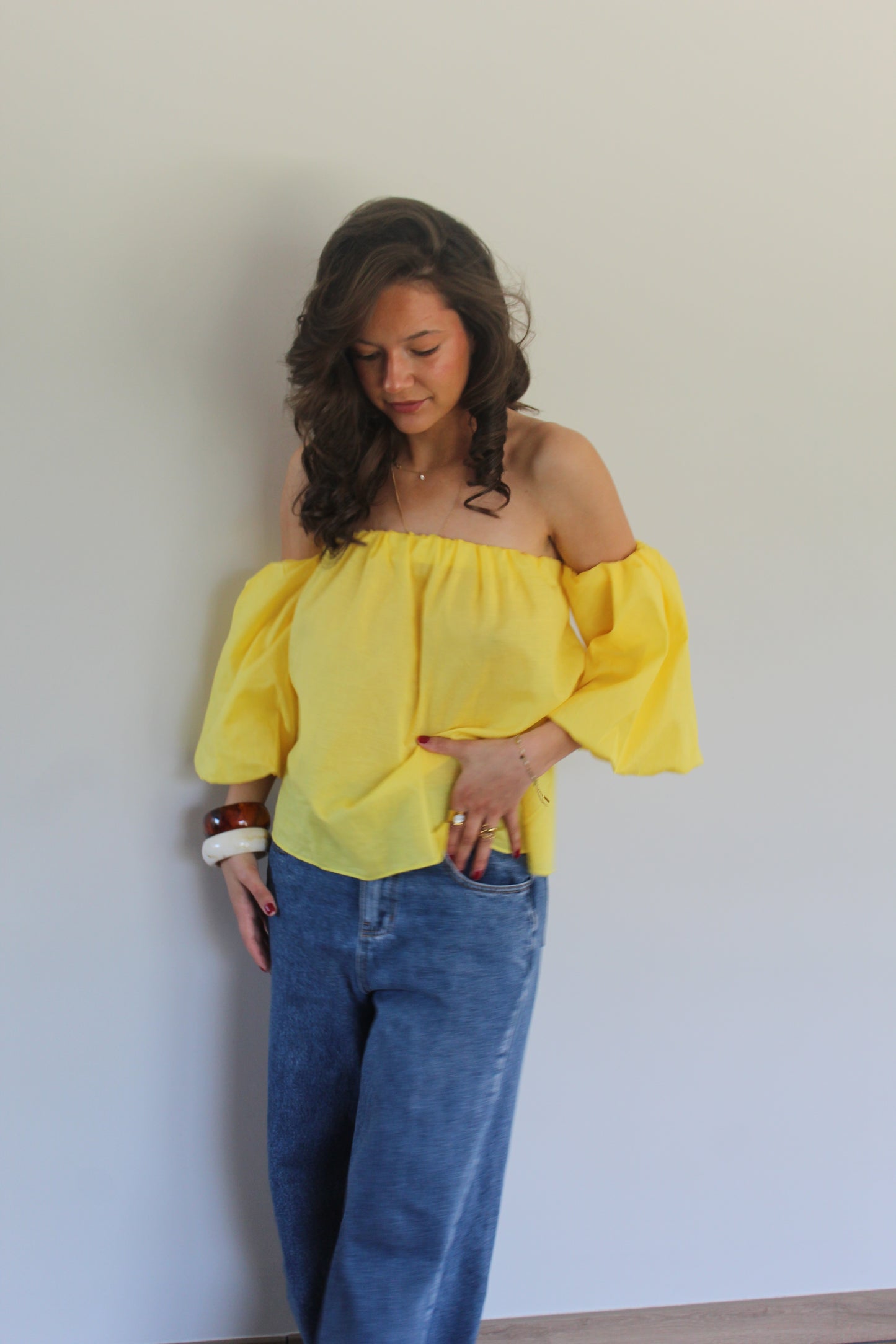 Blouse jaune Lili