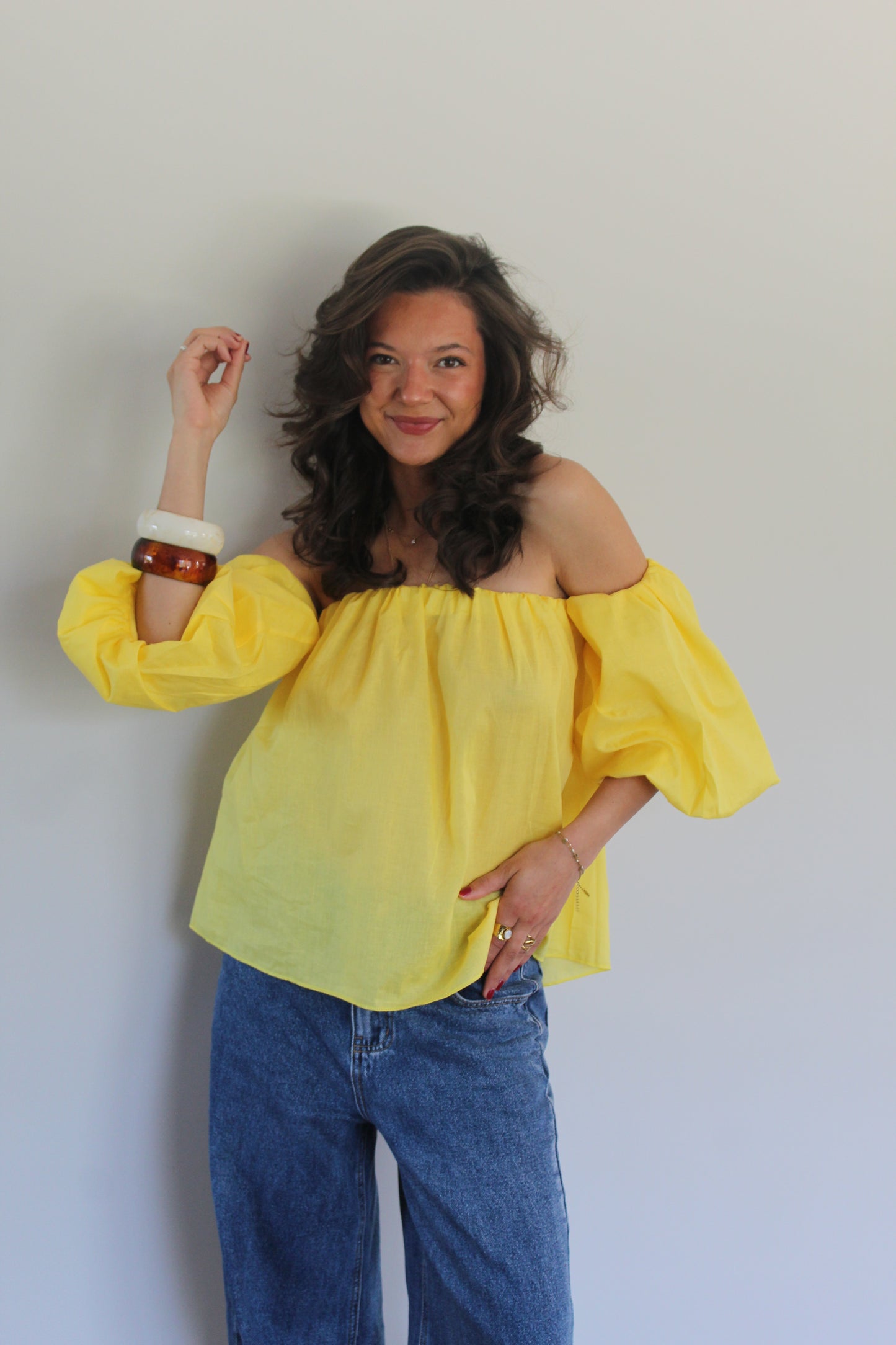 Blouse jaune Lili