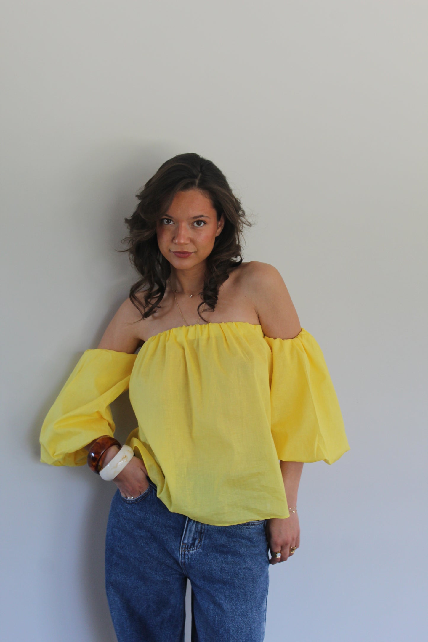 Blouse jaune Lili