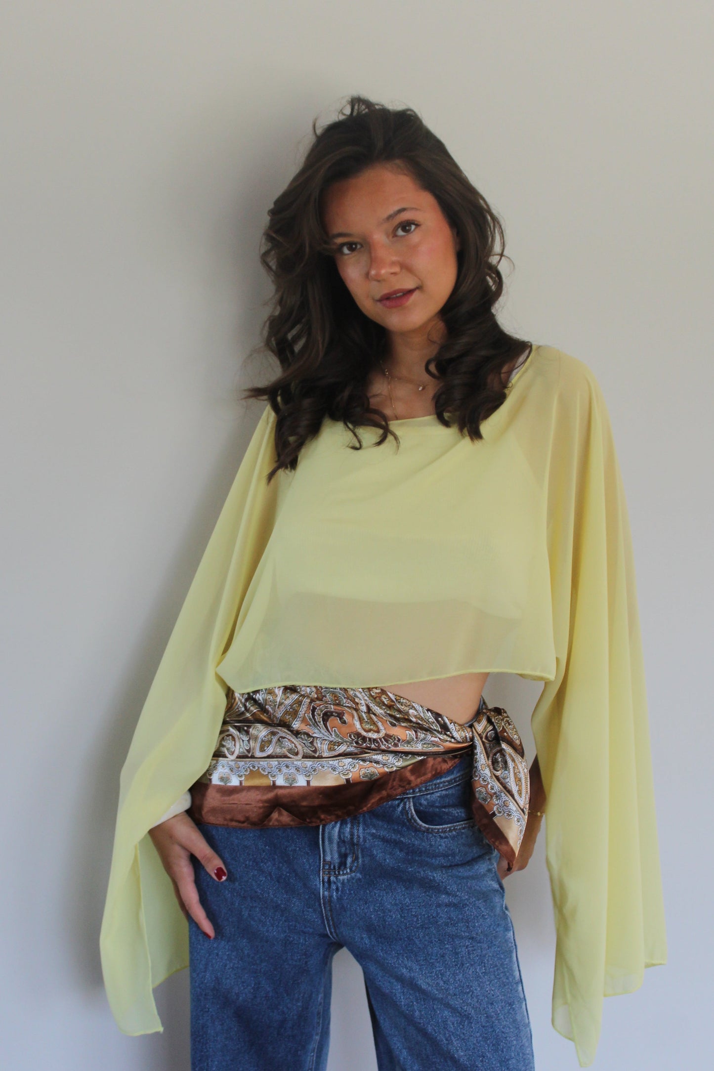 Blouse jaune Elena
