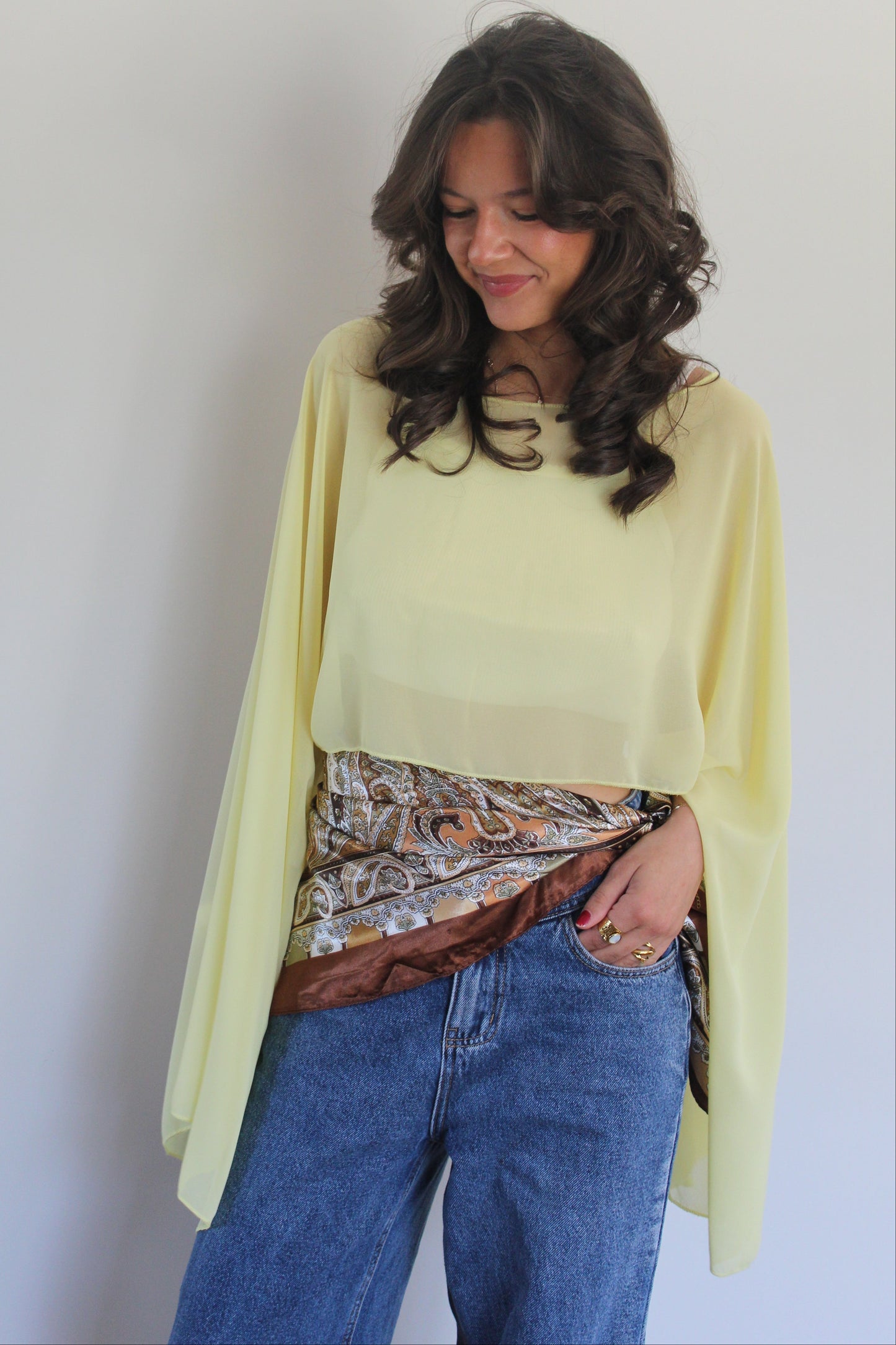 Blouse jaune Elena