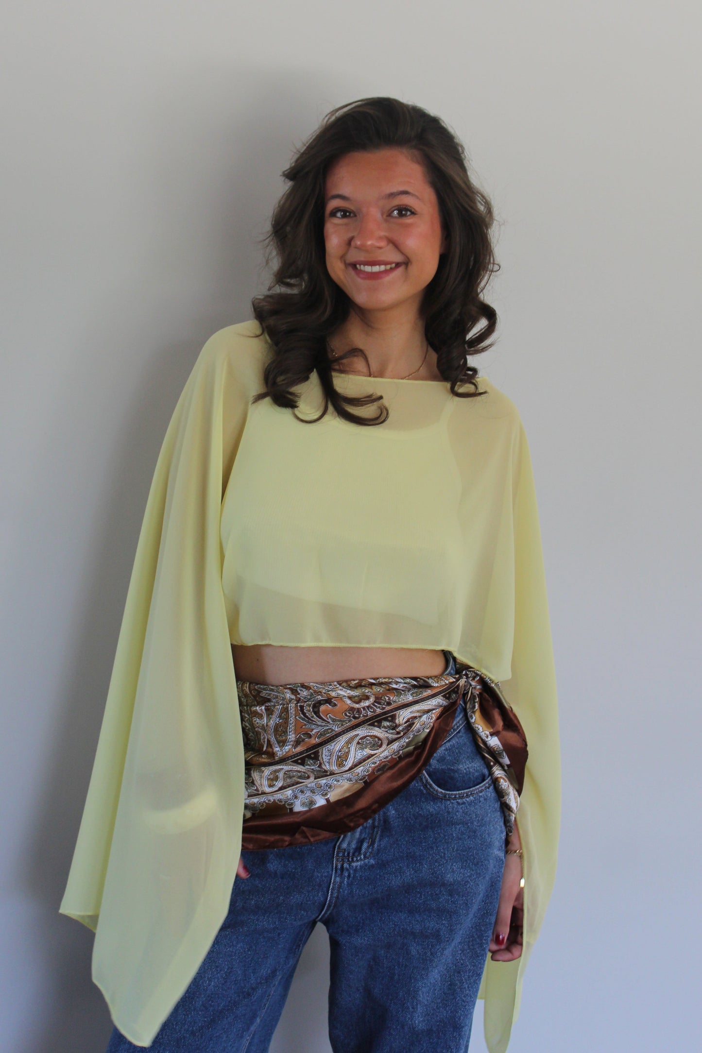 Blouse jaune Elena