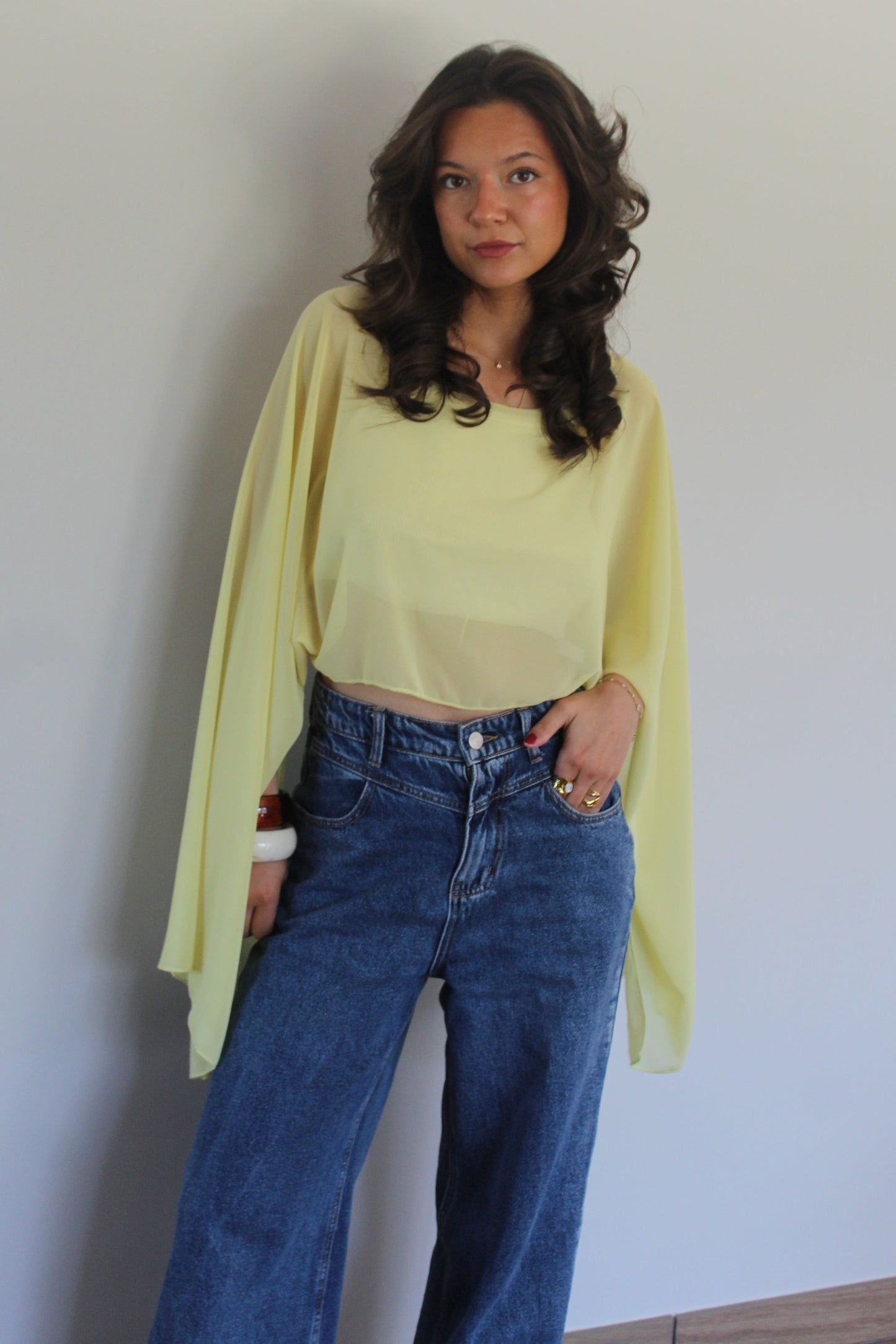 Blouse jaune Elena