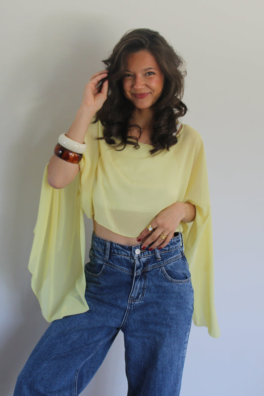 Blouse jaune Elena