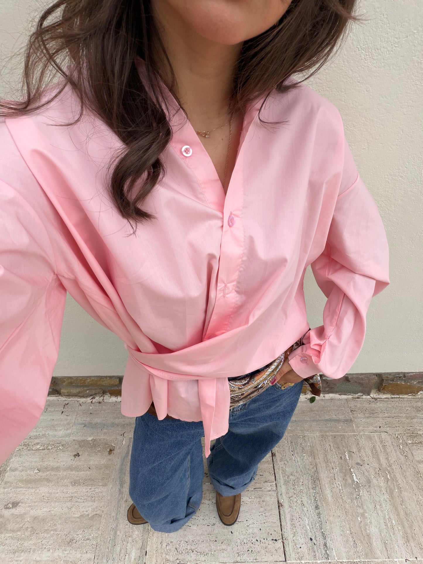 Chemise rose Luna