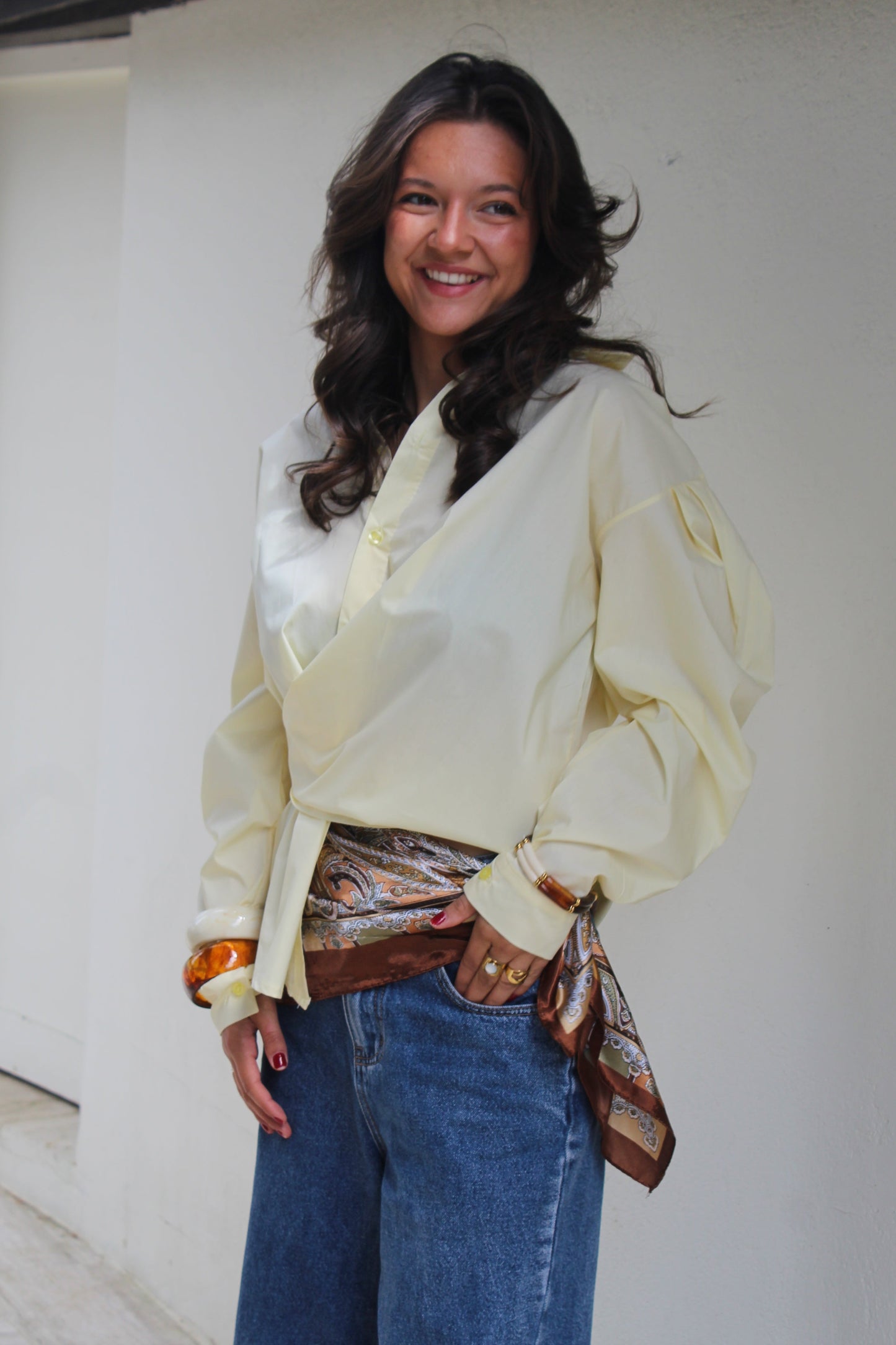 Chemise jaune Luna
