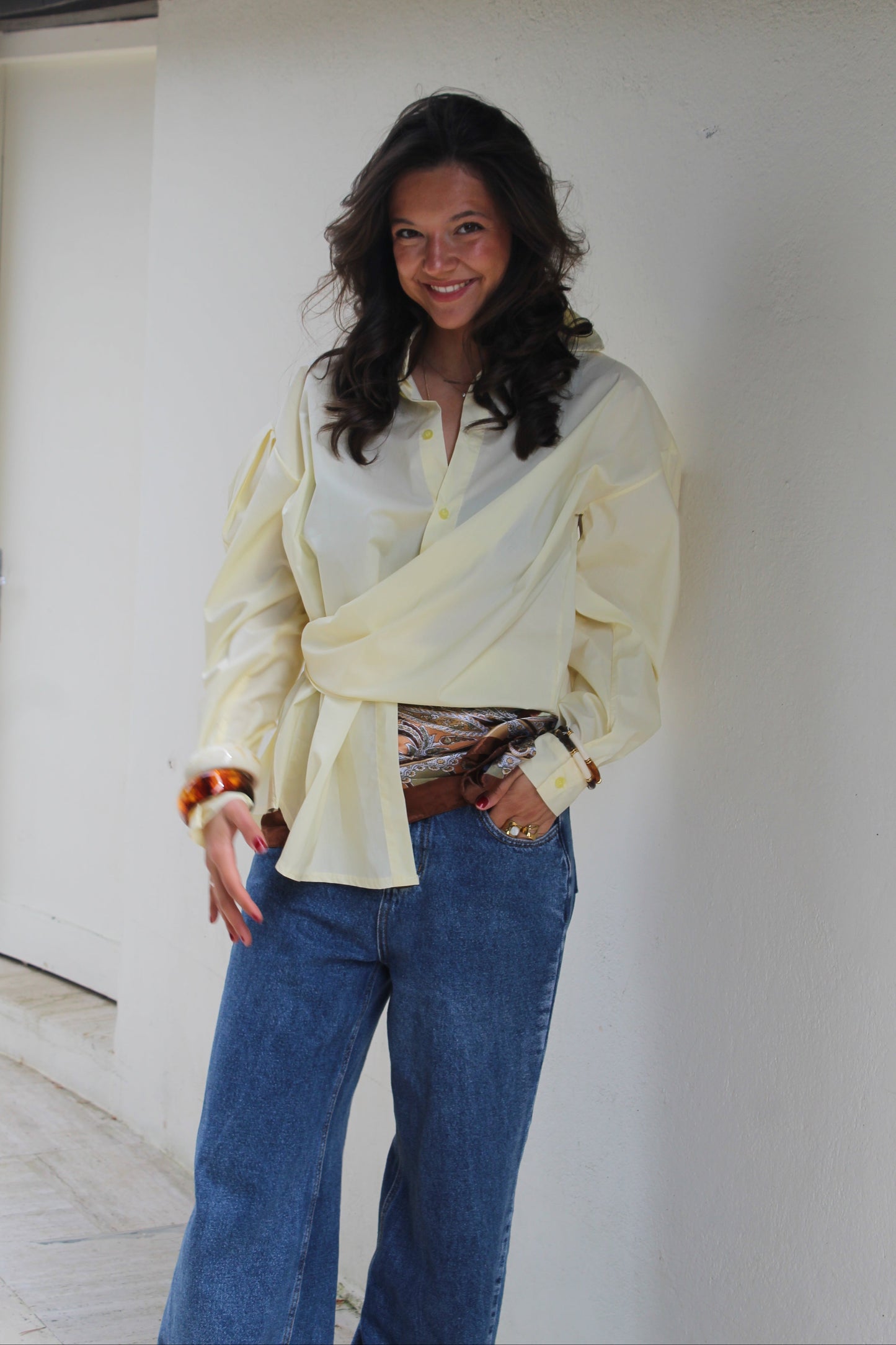 Chemise jaune Luna
