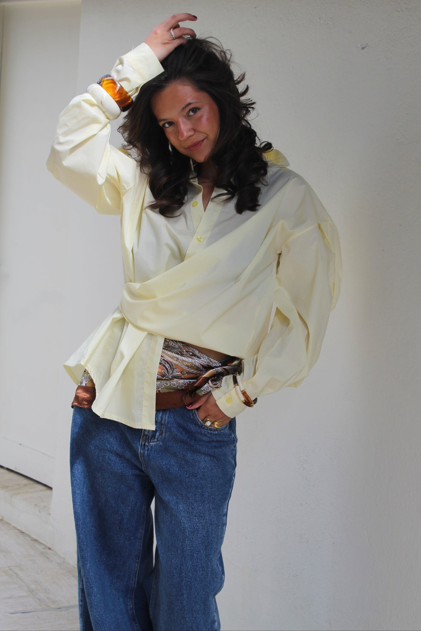 Chemise jaune Luna
