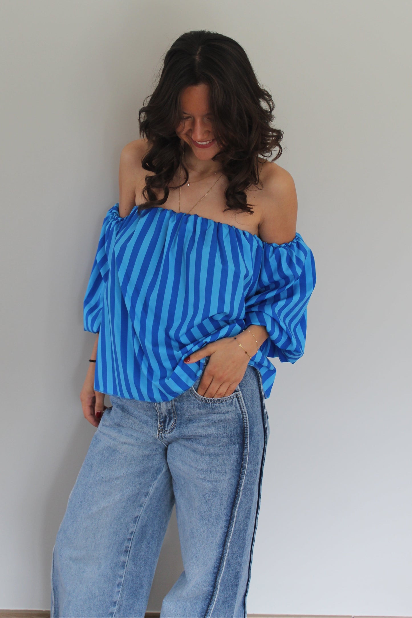 Top bleu Laura