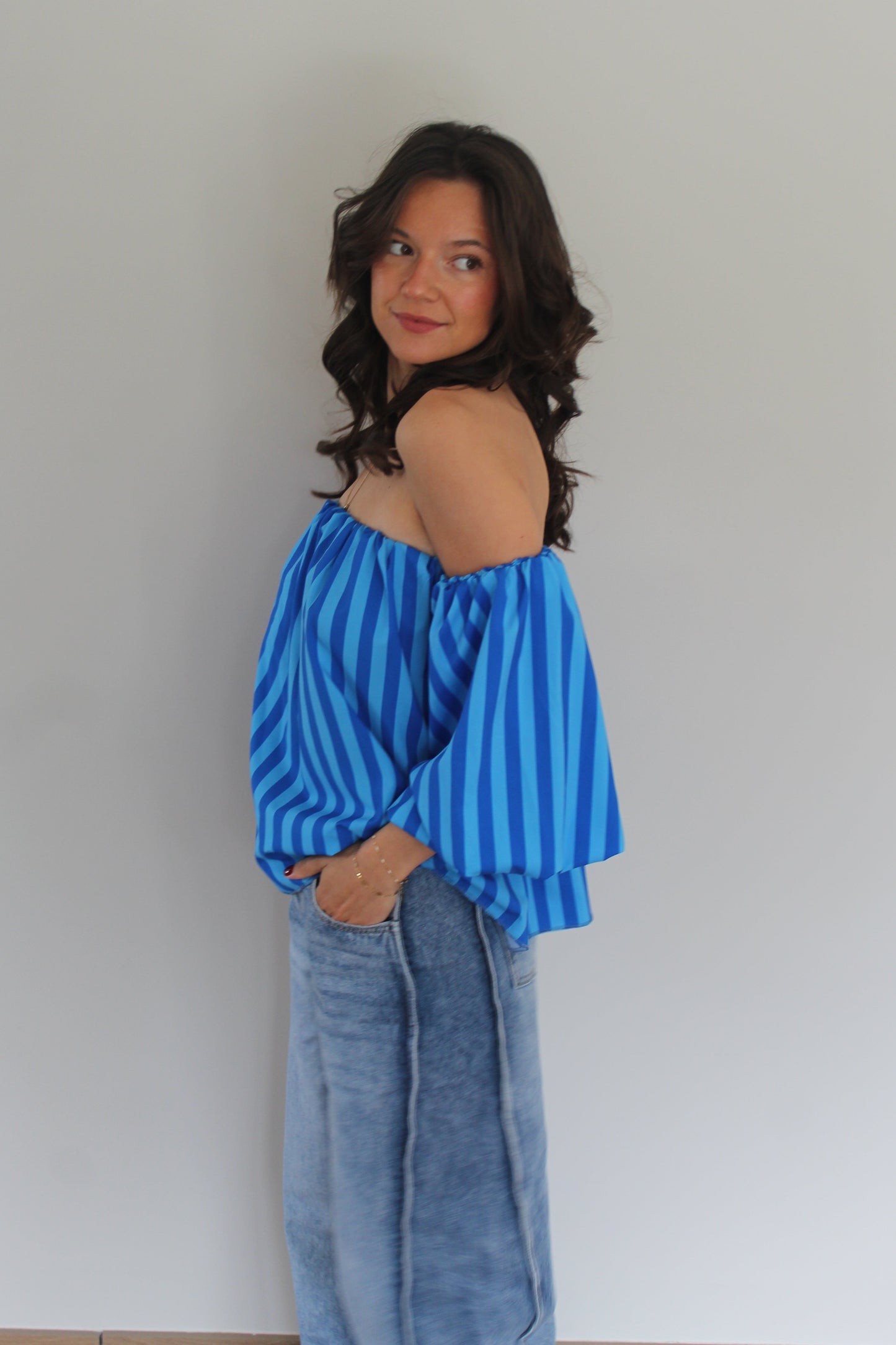 Top bleu Laura