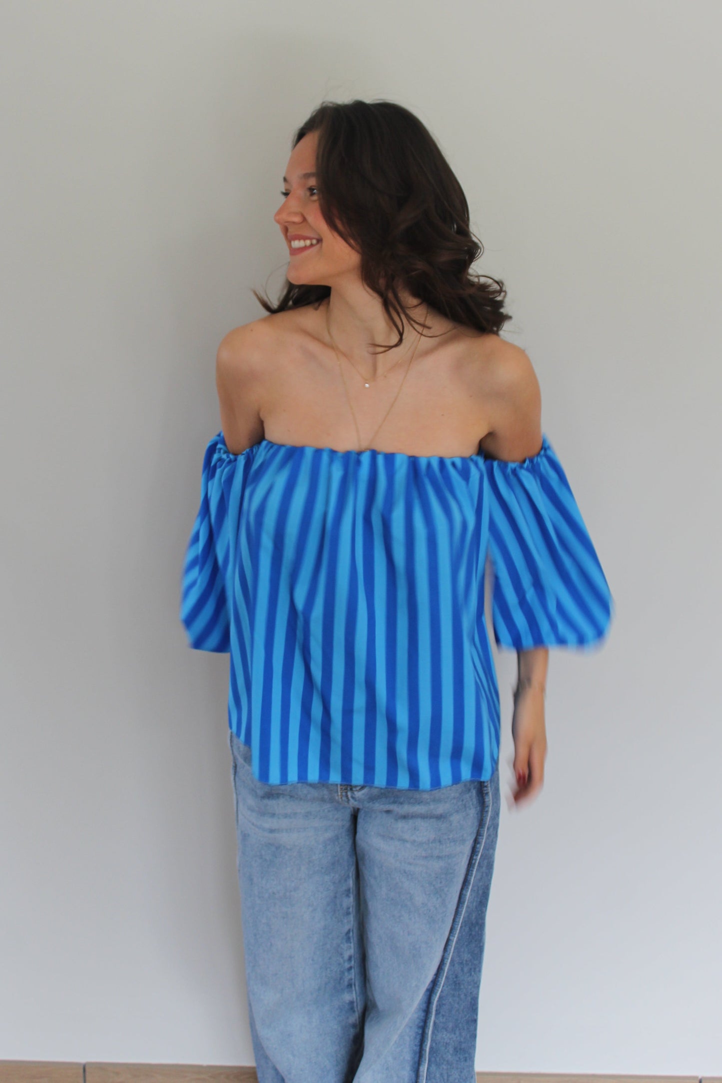 Top bleu Laura