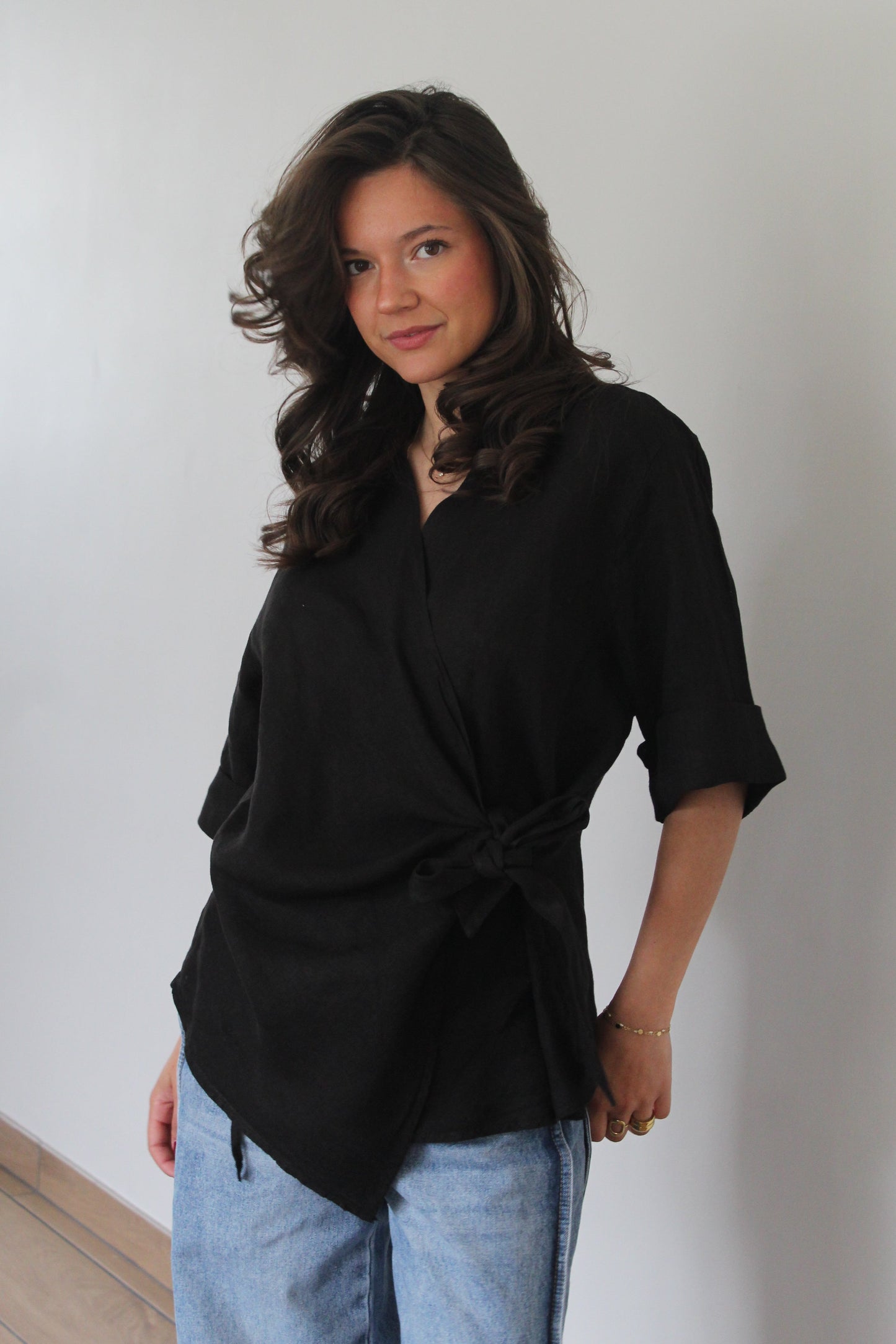 Chemise noire Maïa