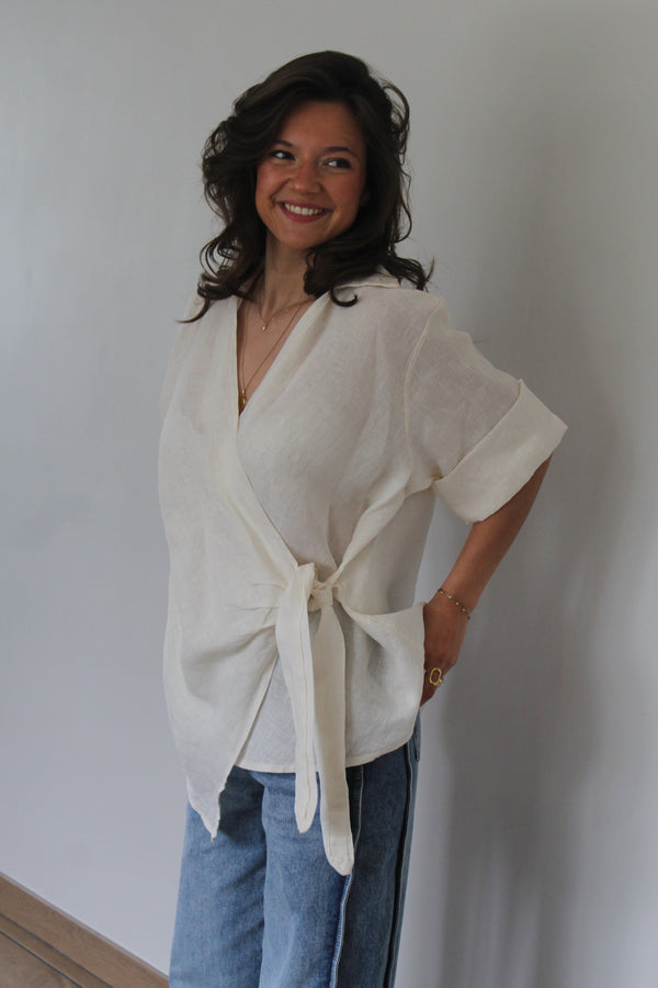 Chemise beige Maïa