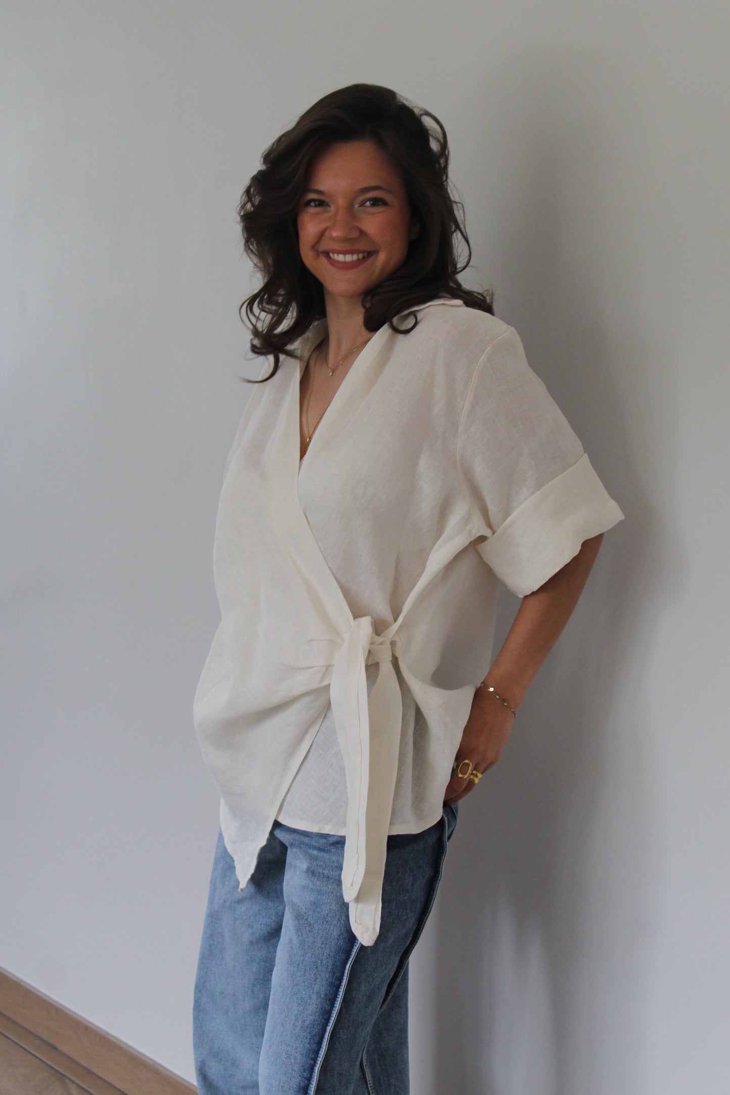 Chemise beige Maïa