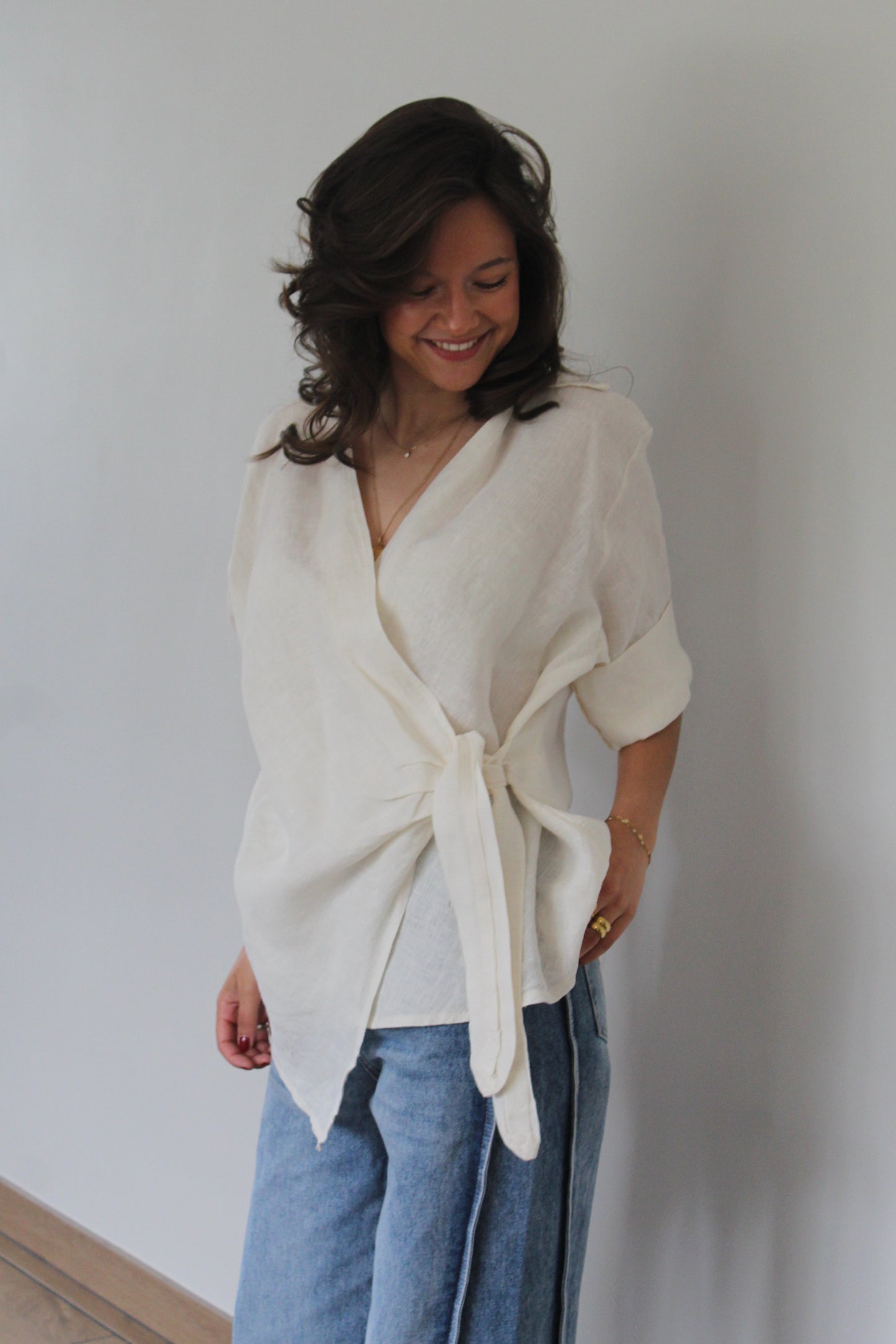 Chemise beige Maïa