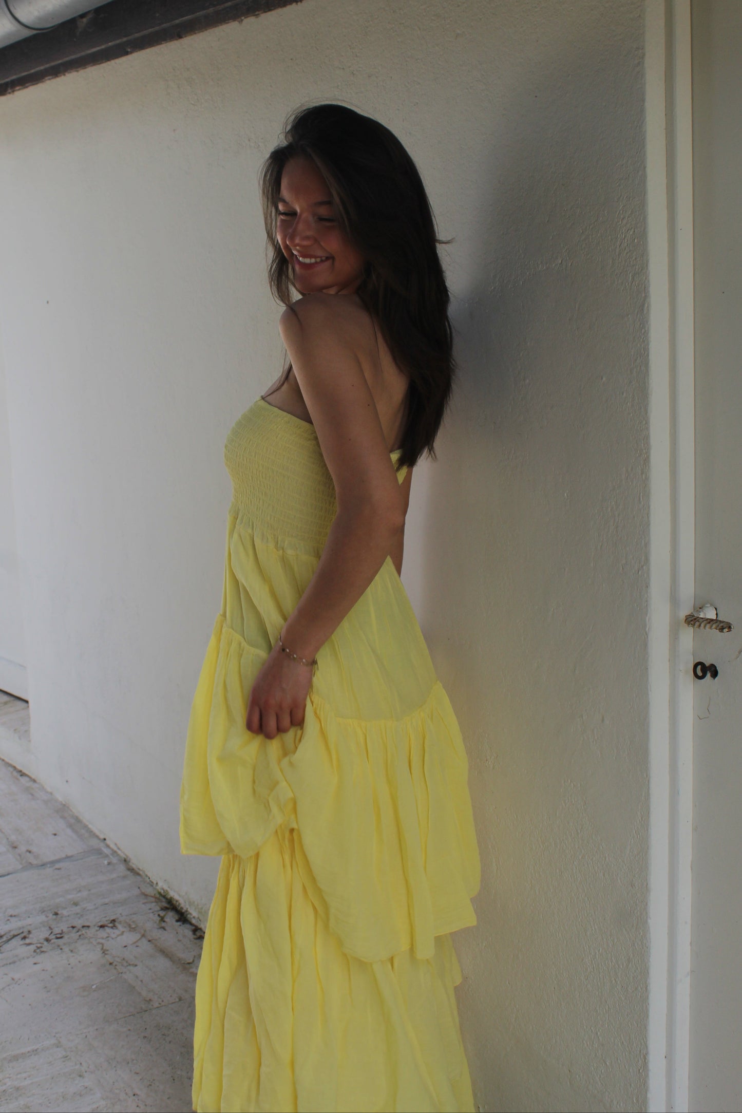 Robe jaune Isaïa