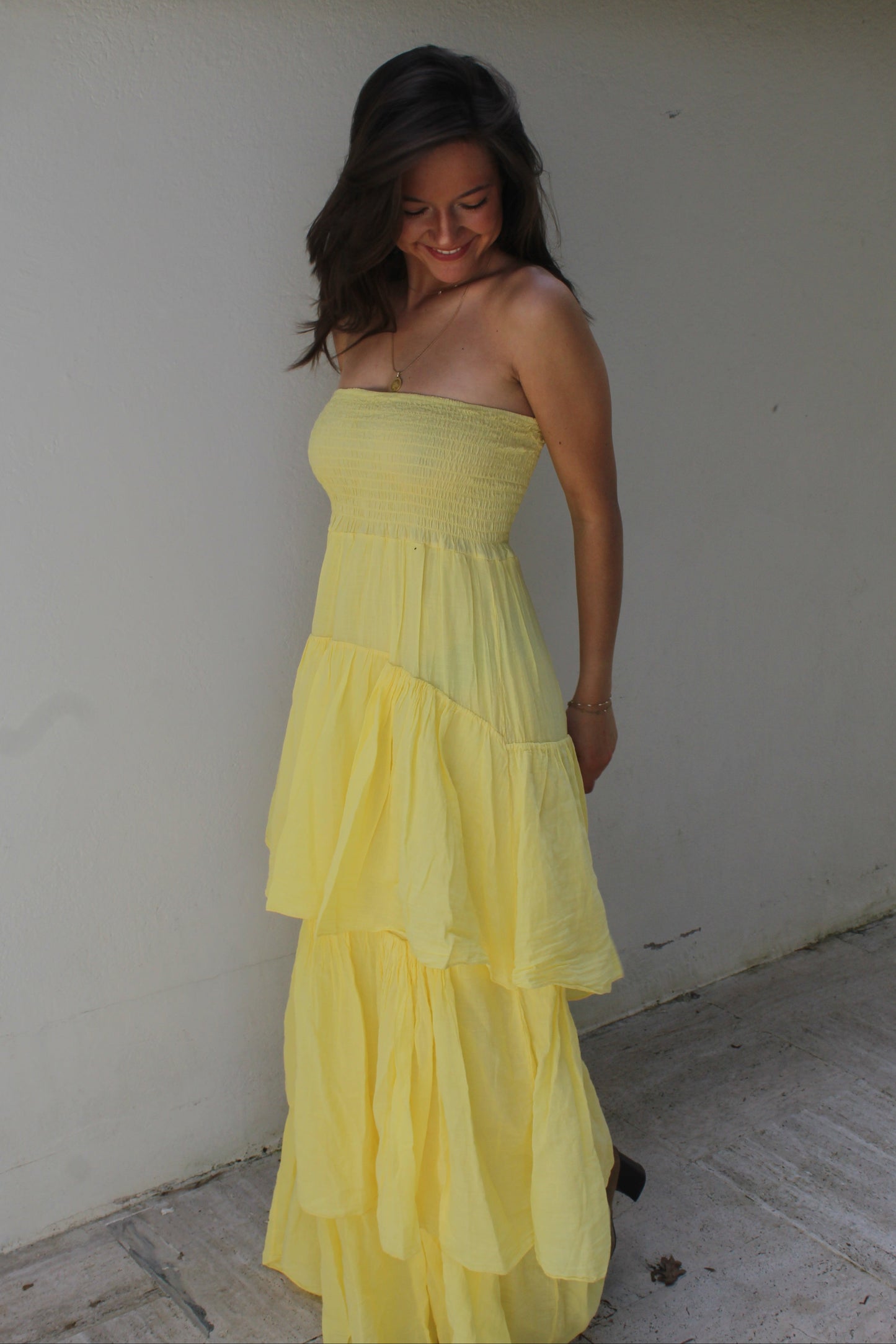 Robe jaune Isaïa