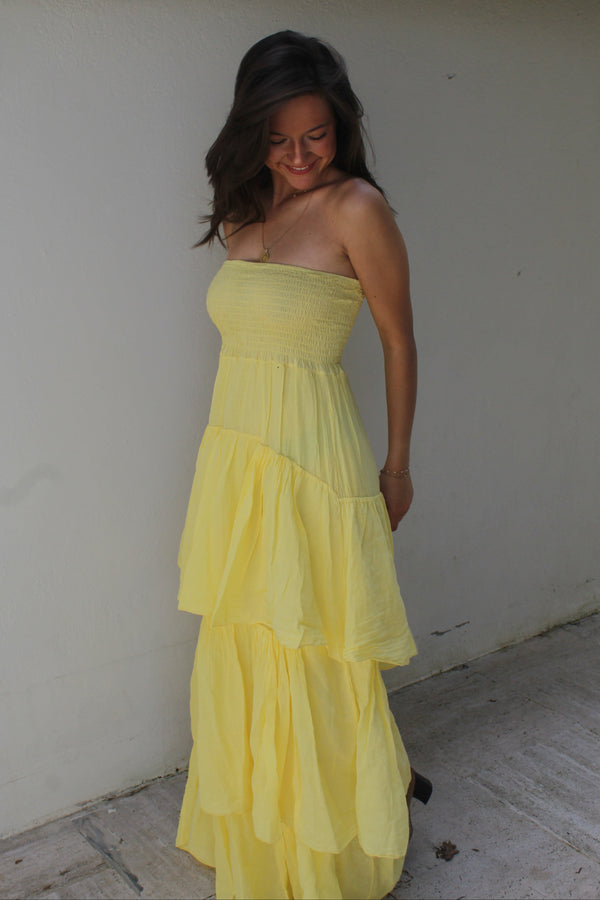 Robe jaune Isaïa