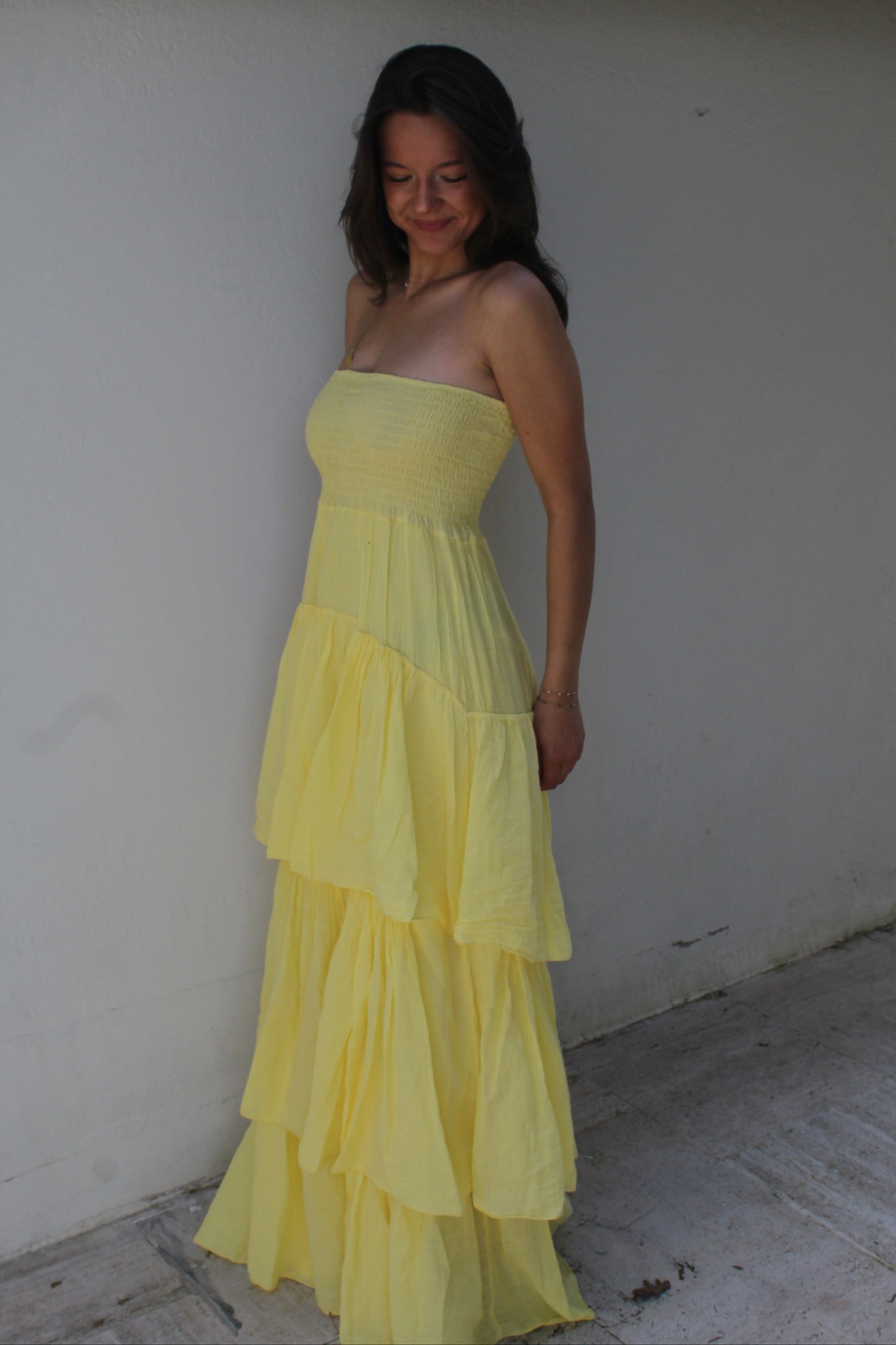 Robe jaune Isaïa
