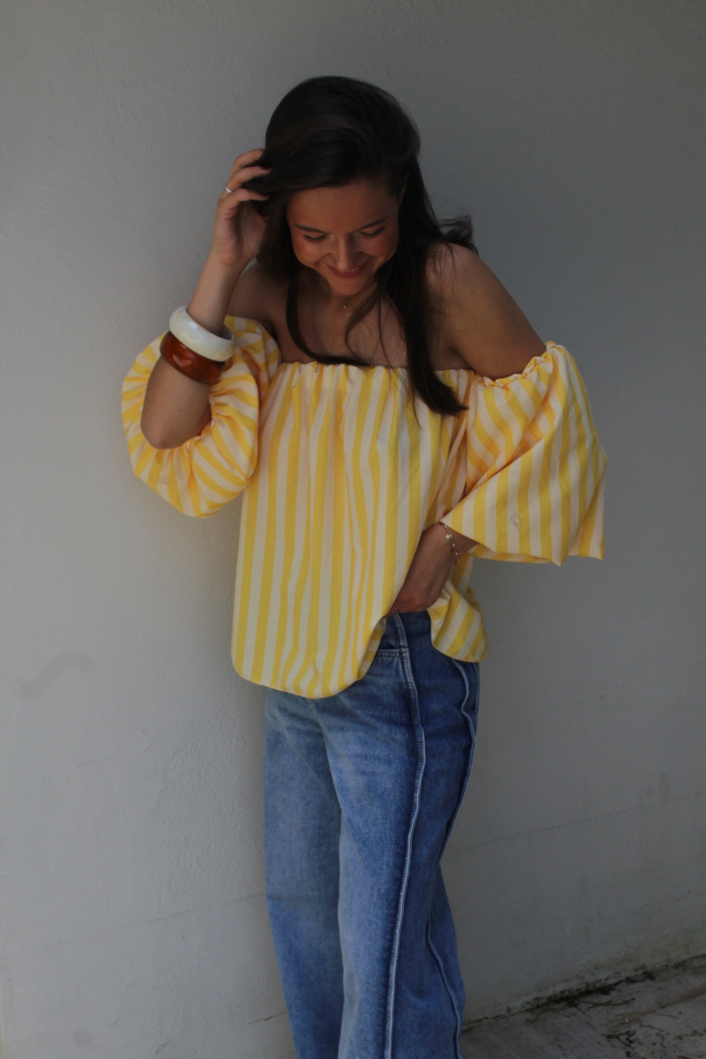 Top jaune Laura