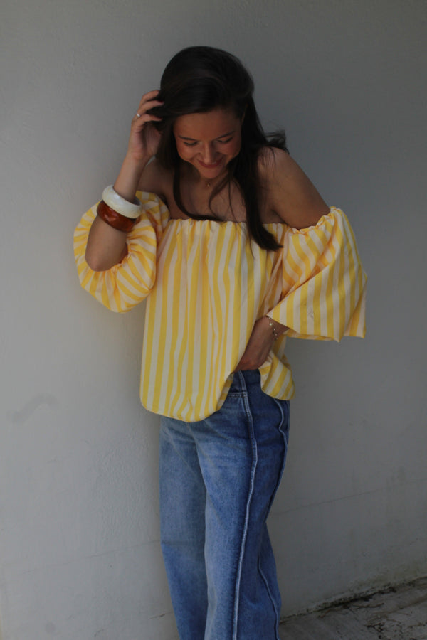 Top jaune Laura