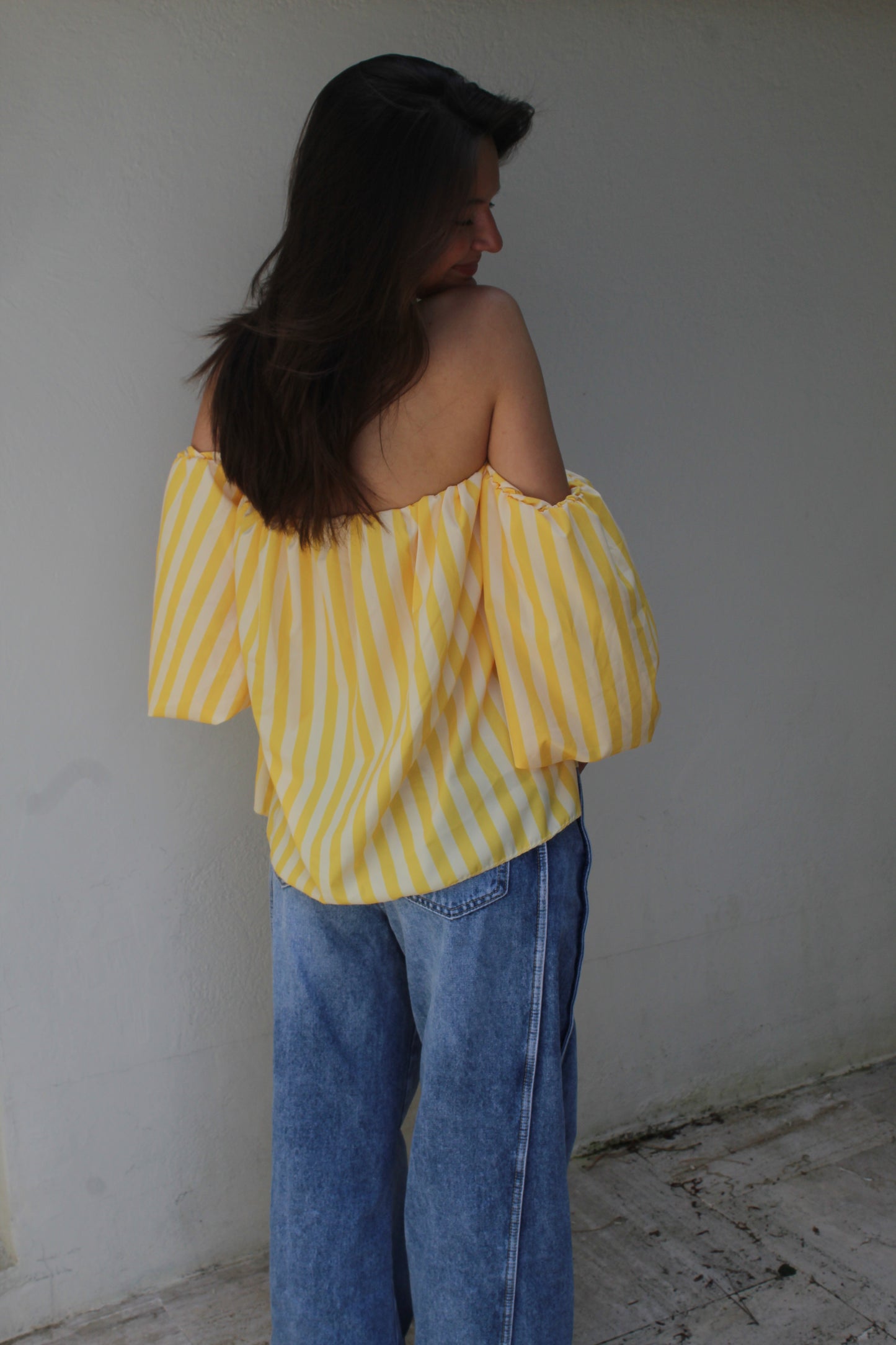 Top jaune Laura