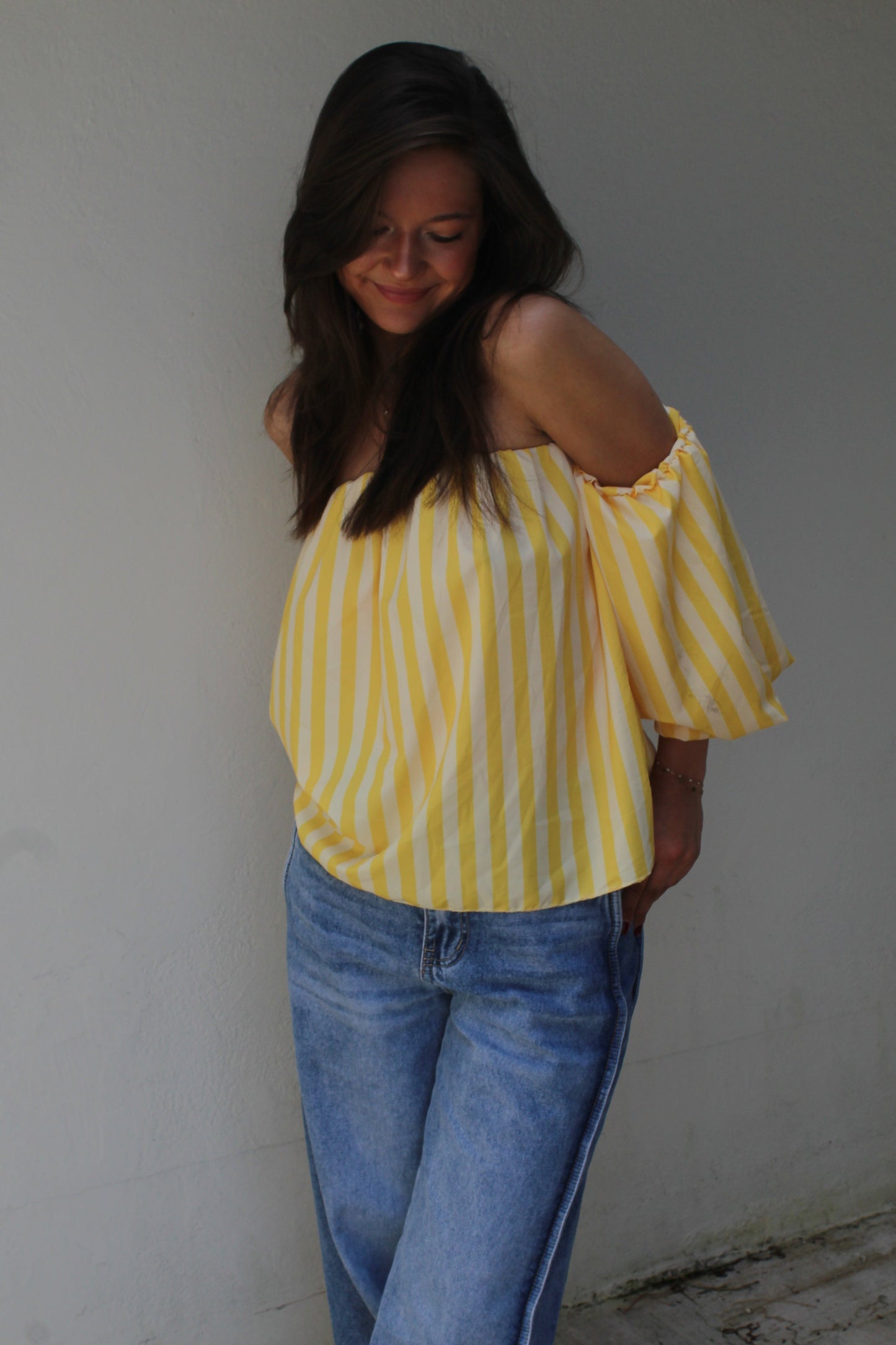 Top jaune Laura