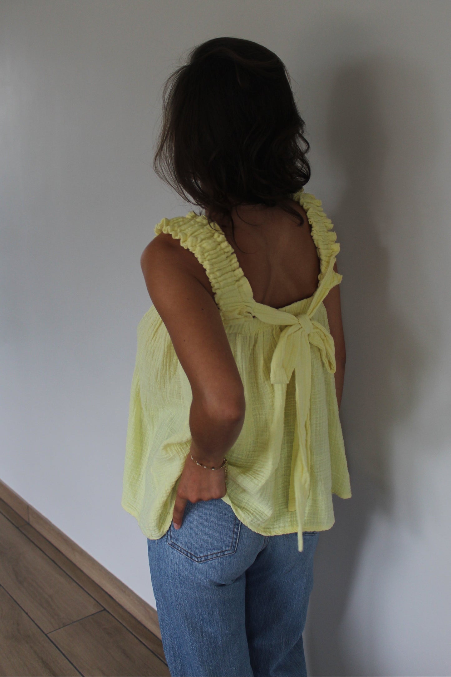 Top jaune Ambre