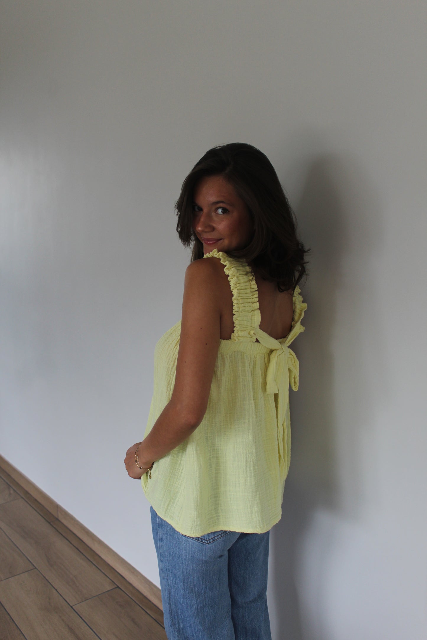 Top jaune Ambre