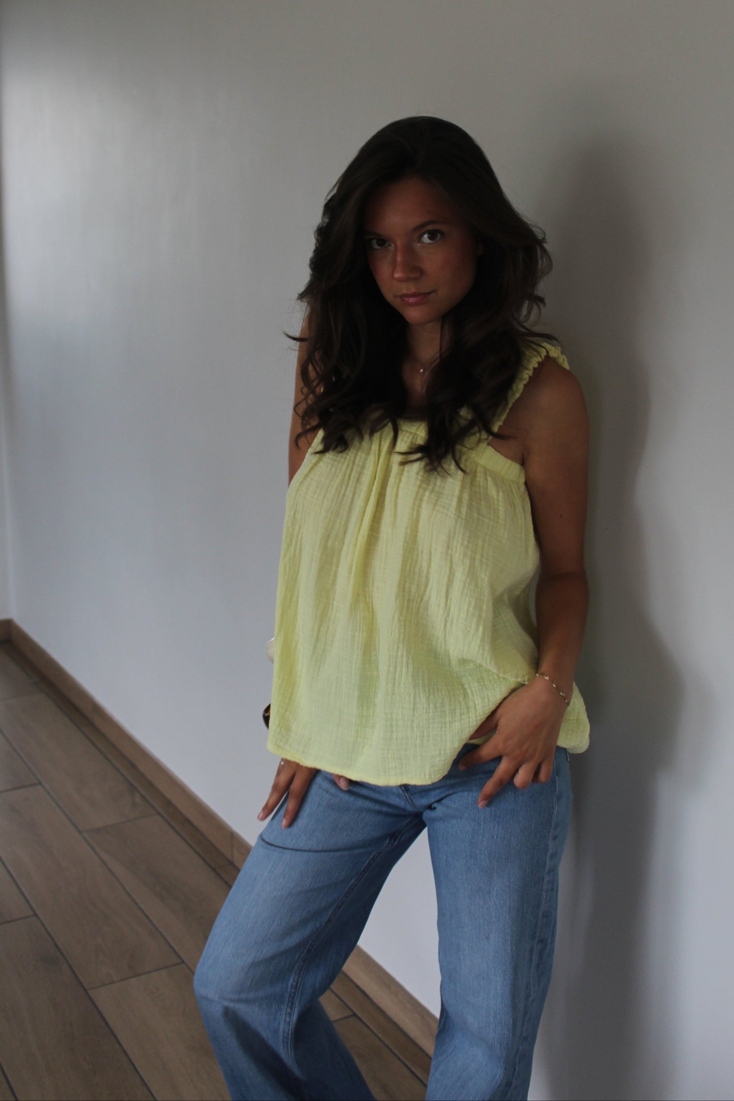 Top jaune Ambre