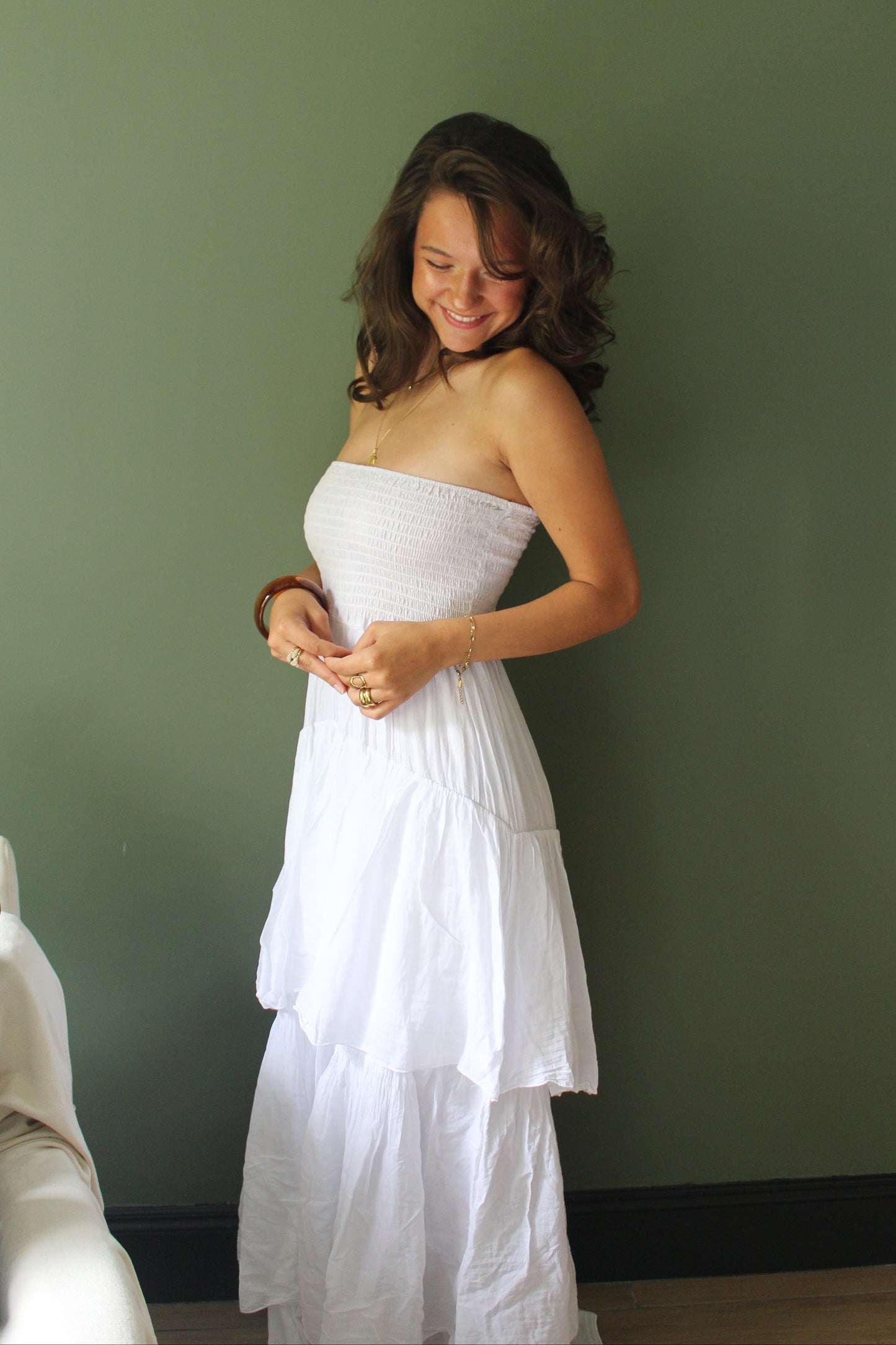 Robe blanc Isaïa