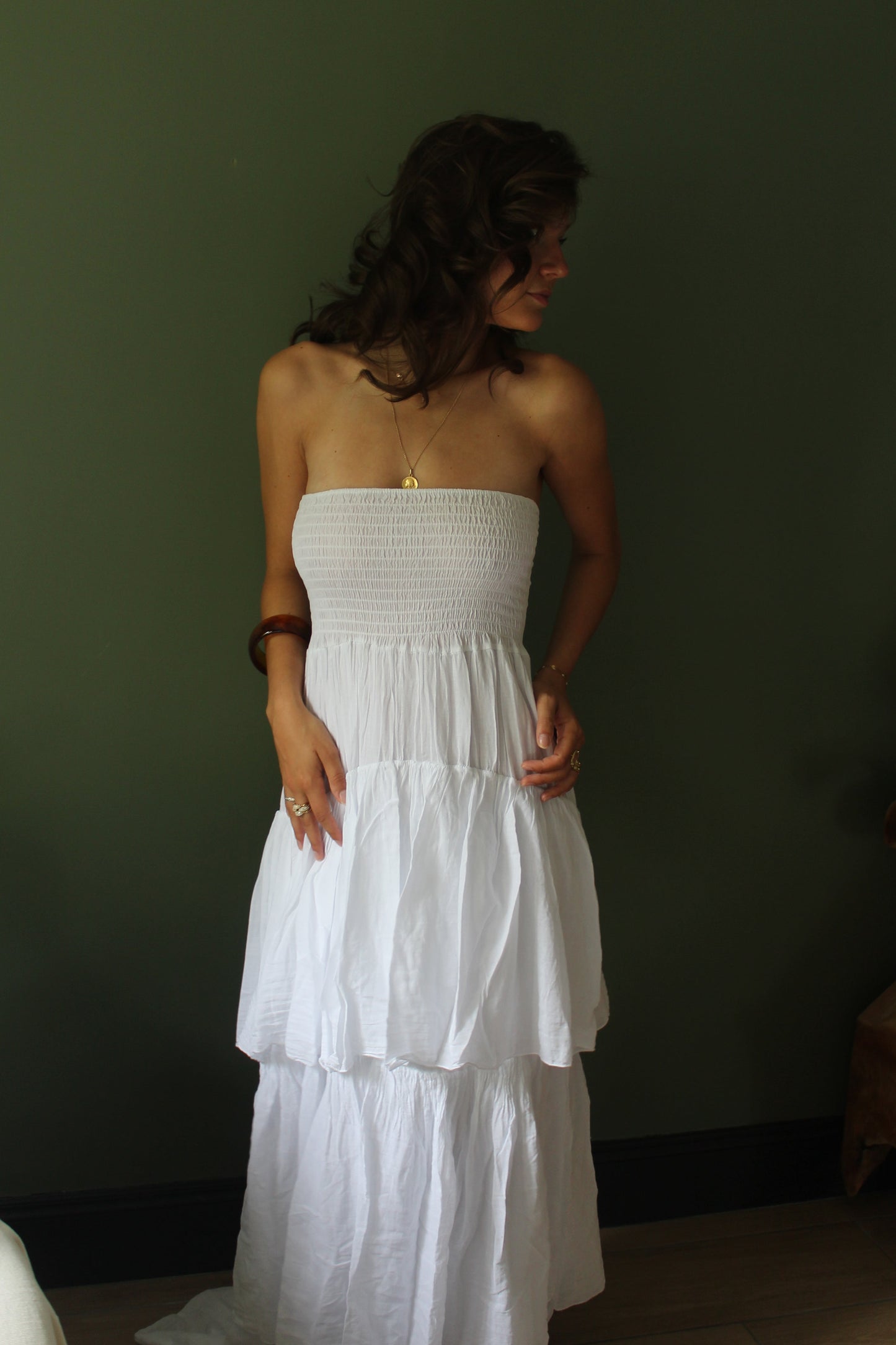 Robe blanc Isaïa