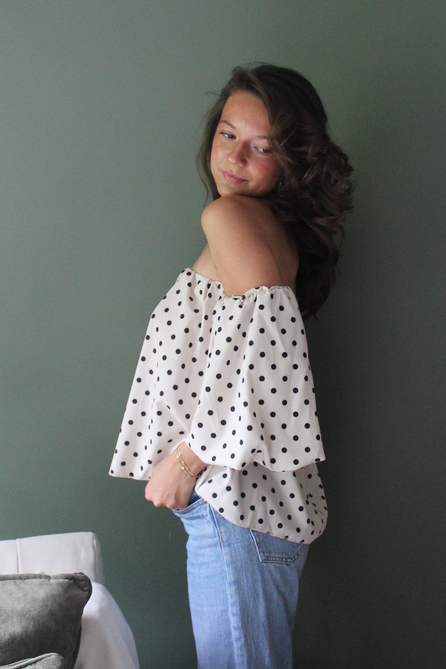 Top beige Zoé