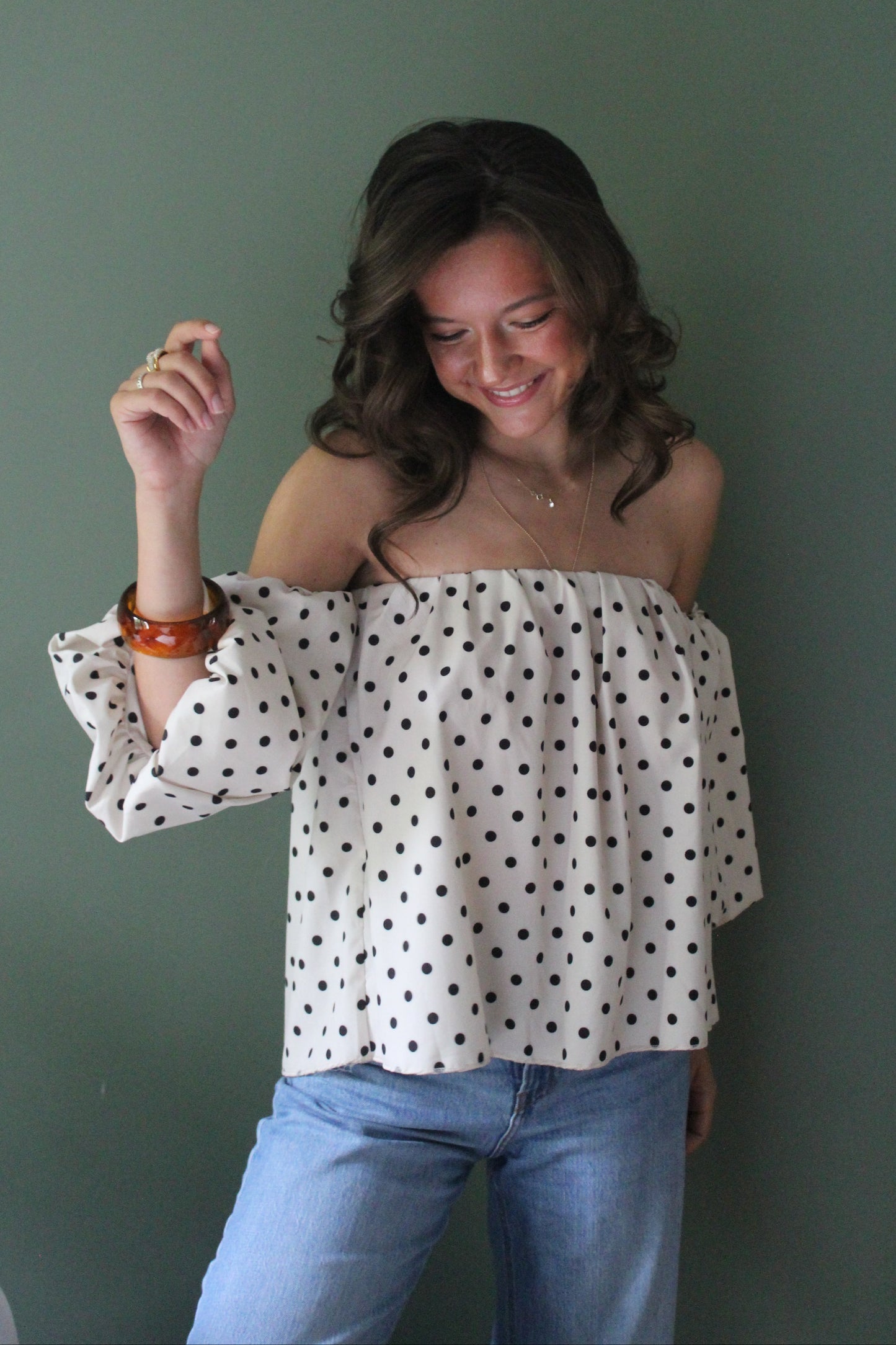 Top beige Zoé