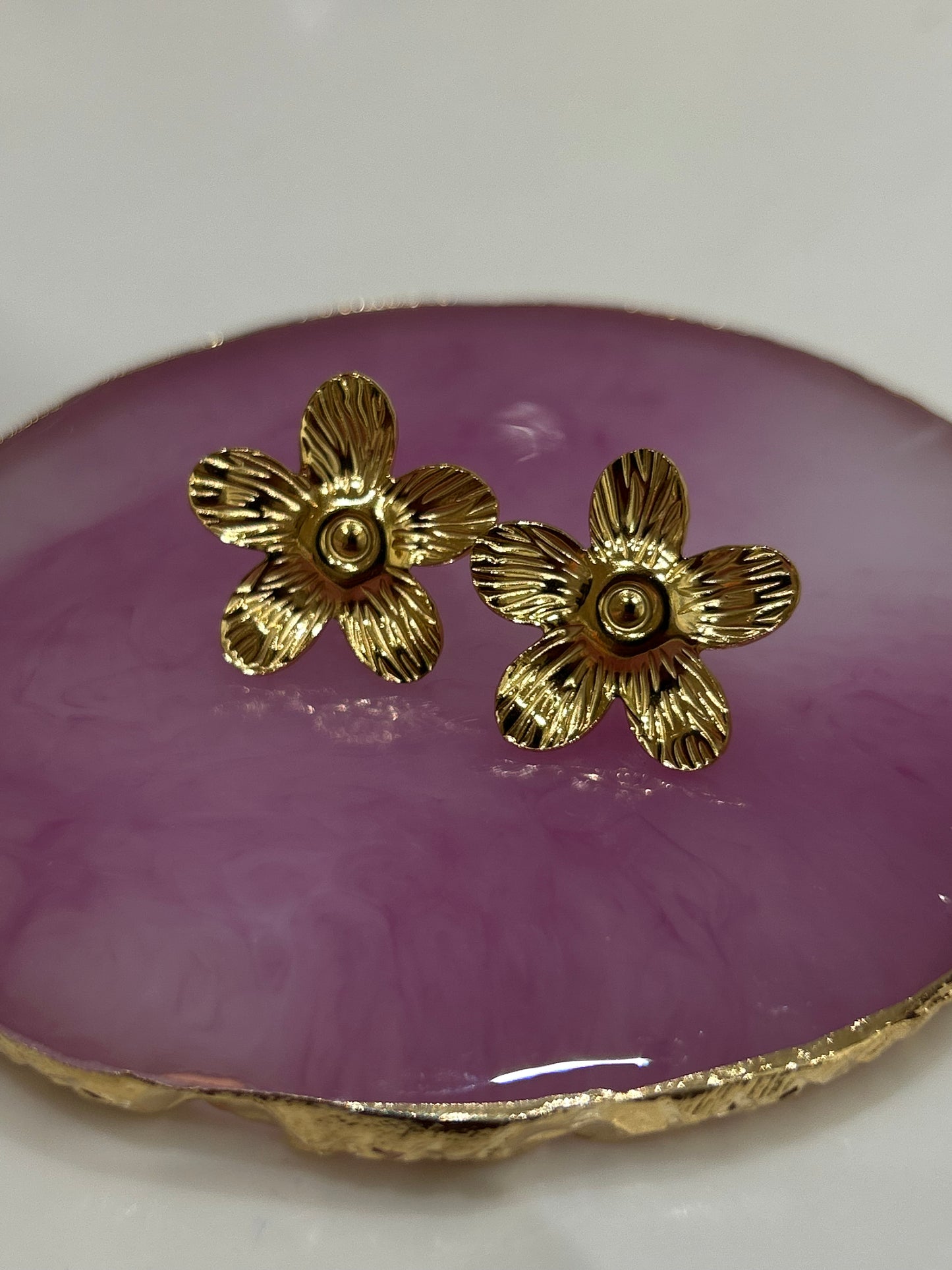 Boucles d’oreilles Fleur
