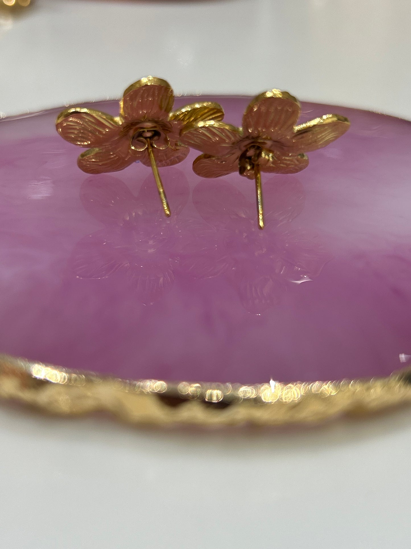 Boucles d’oreilles Fleur