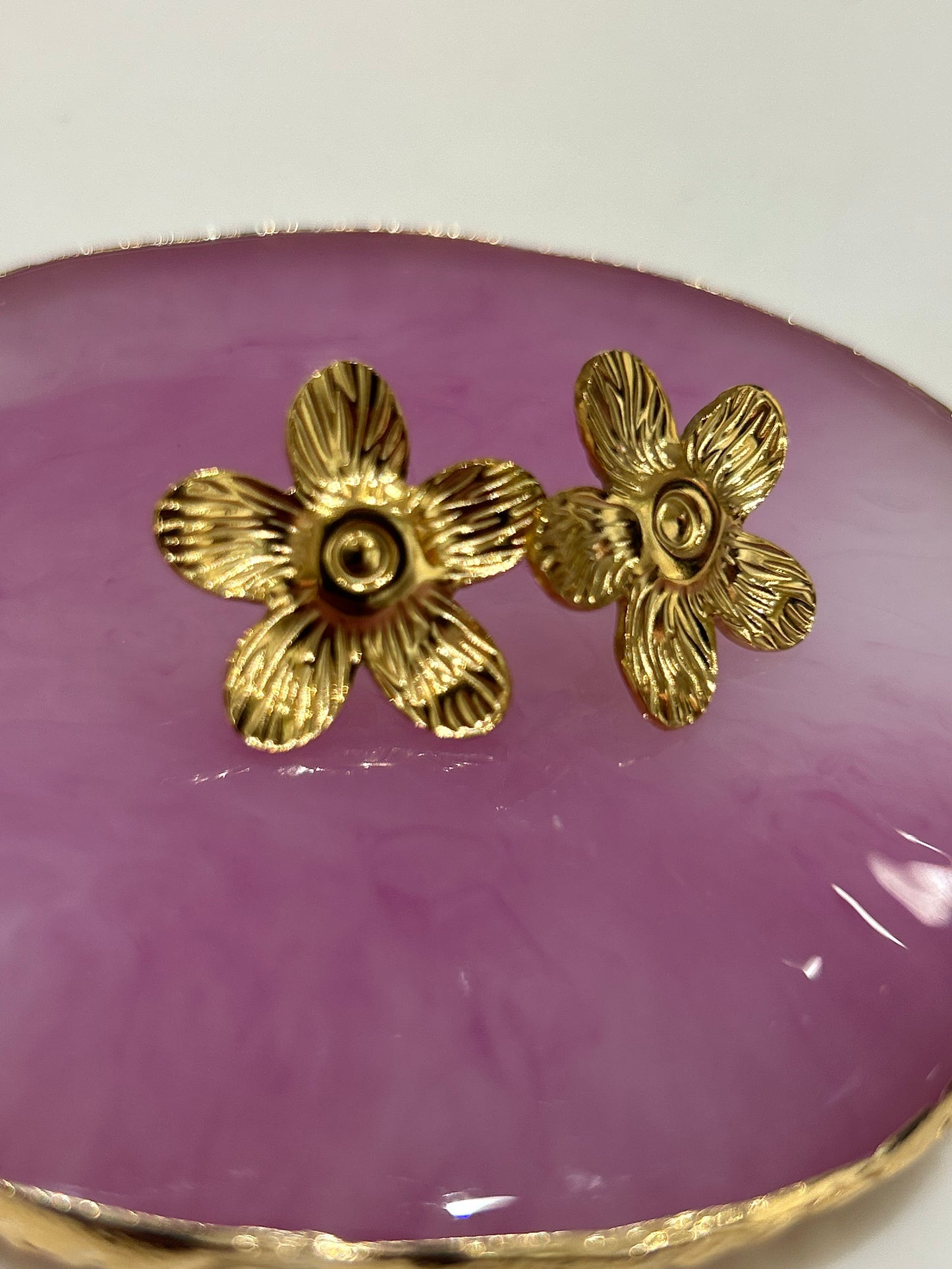 Boucles d’oreilles Fleur