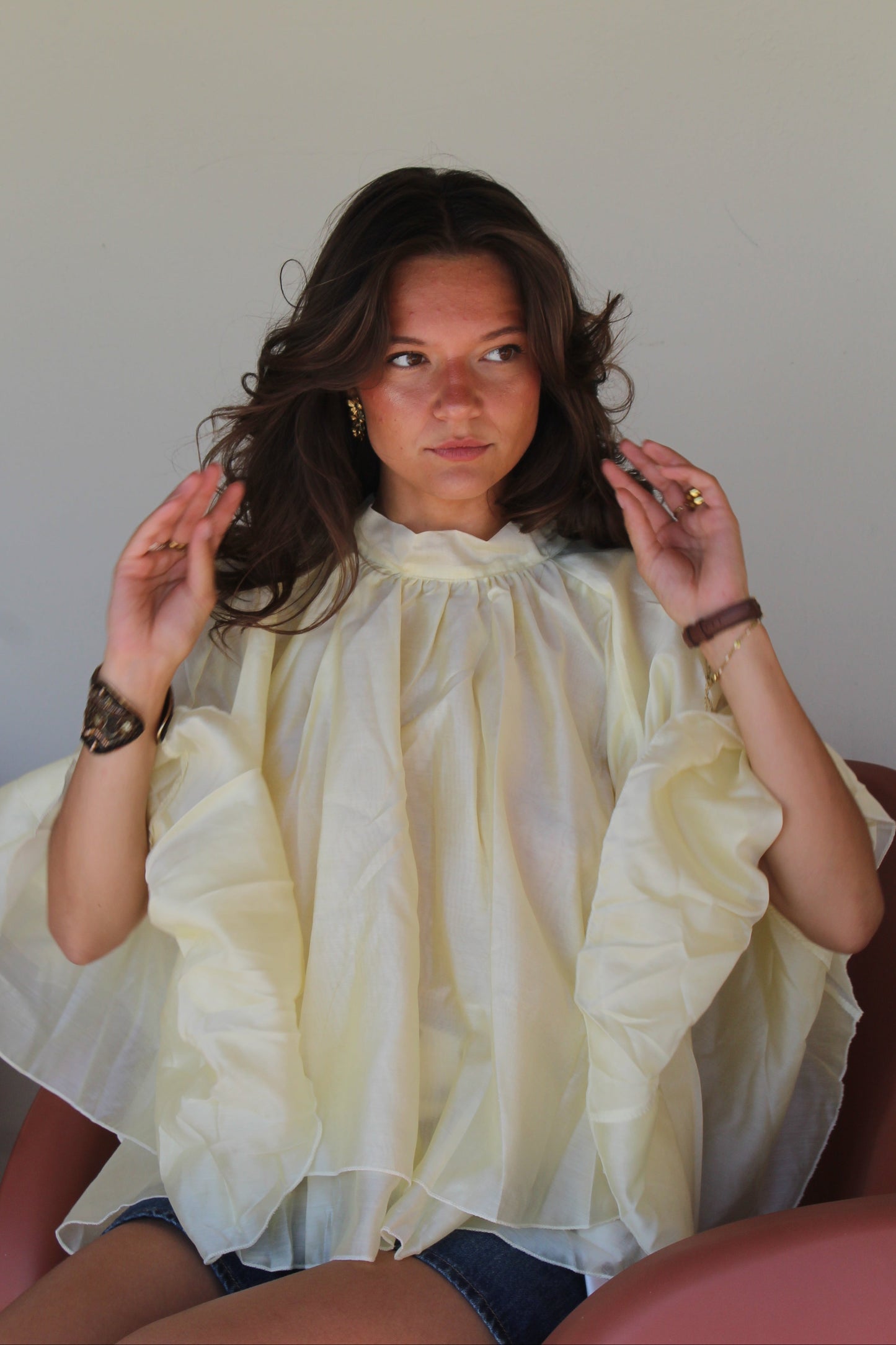 Top jaune Elina