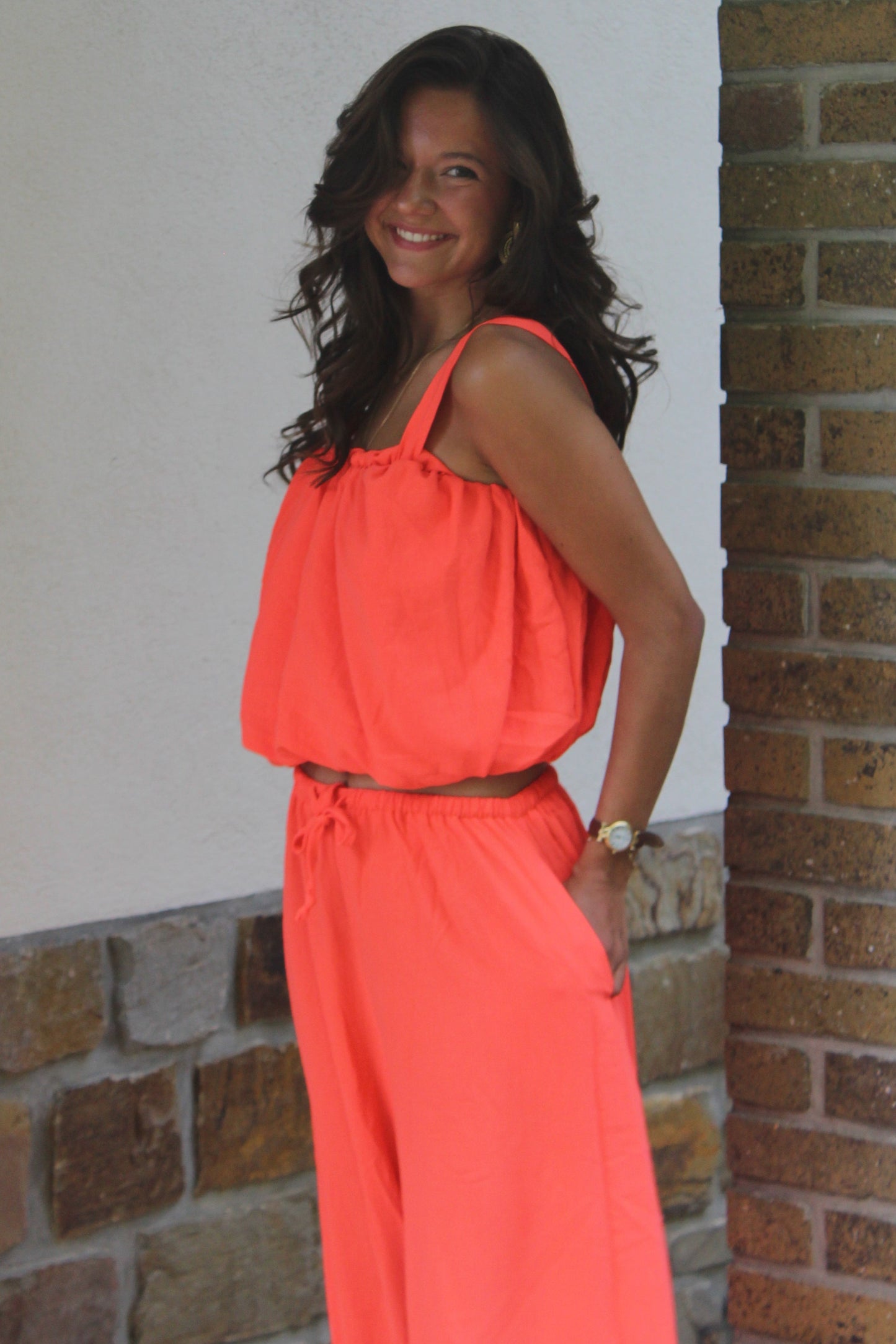 Ensemble orange Romy