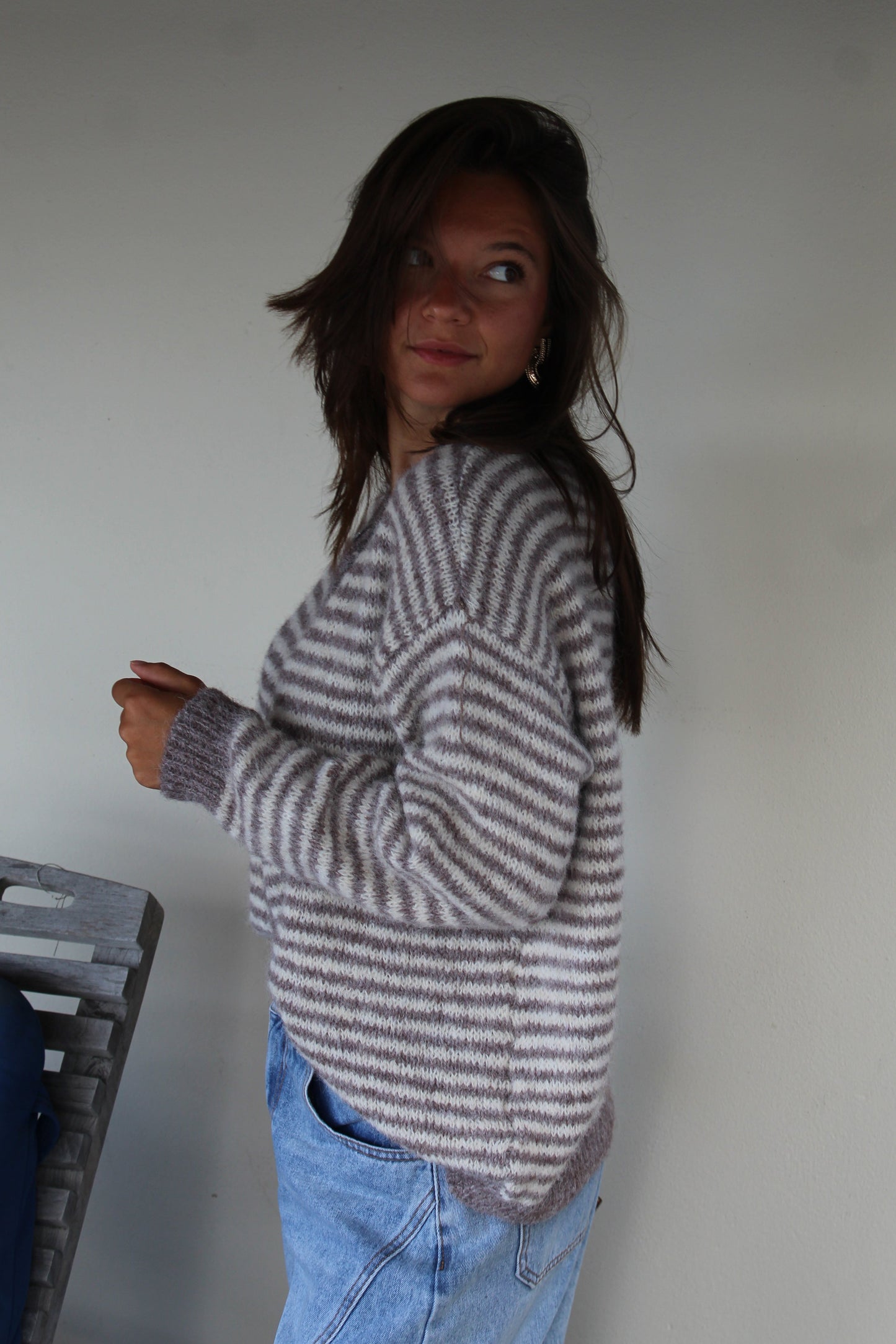 Gilet taupe Alma
