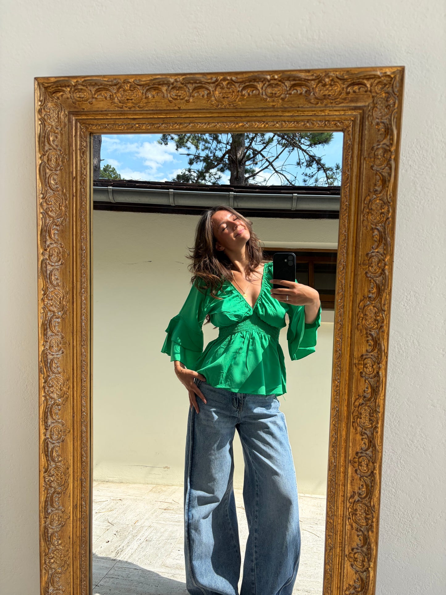 Top vert Ella ( précommande expédiée la semaine prochaine )